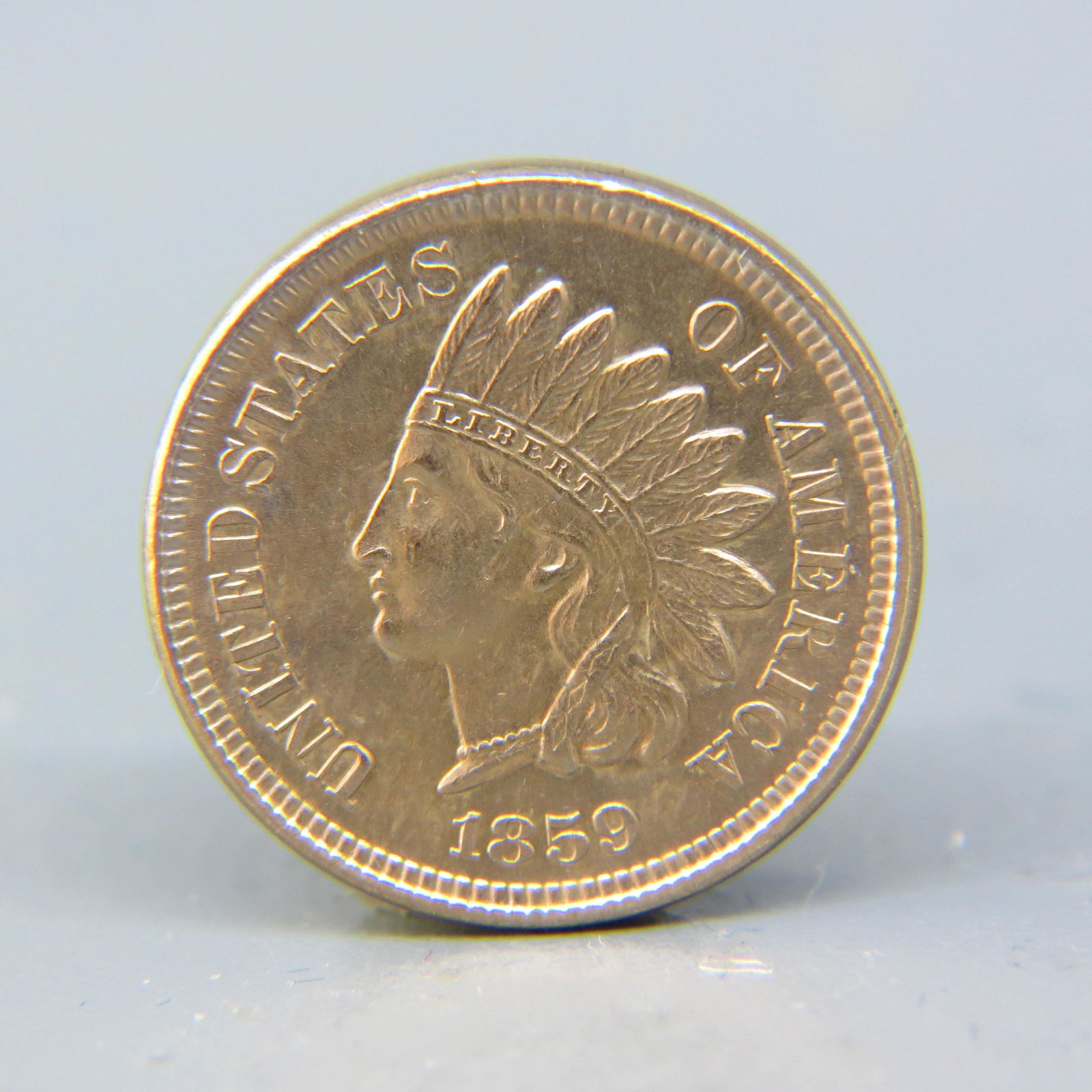 1859 Indian Head Cent, (1 of 3)