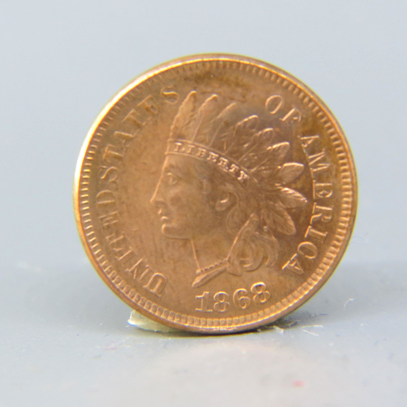 1868 Indian Head Cent, (1 of 2)