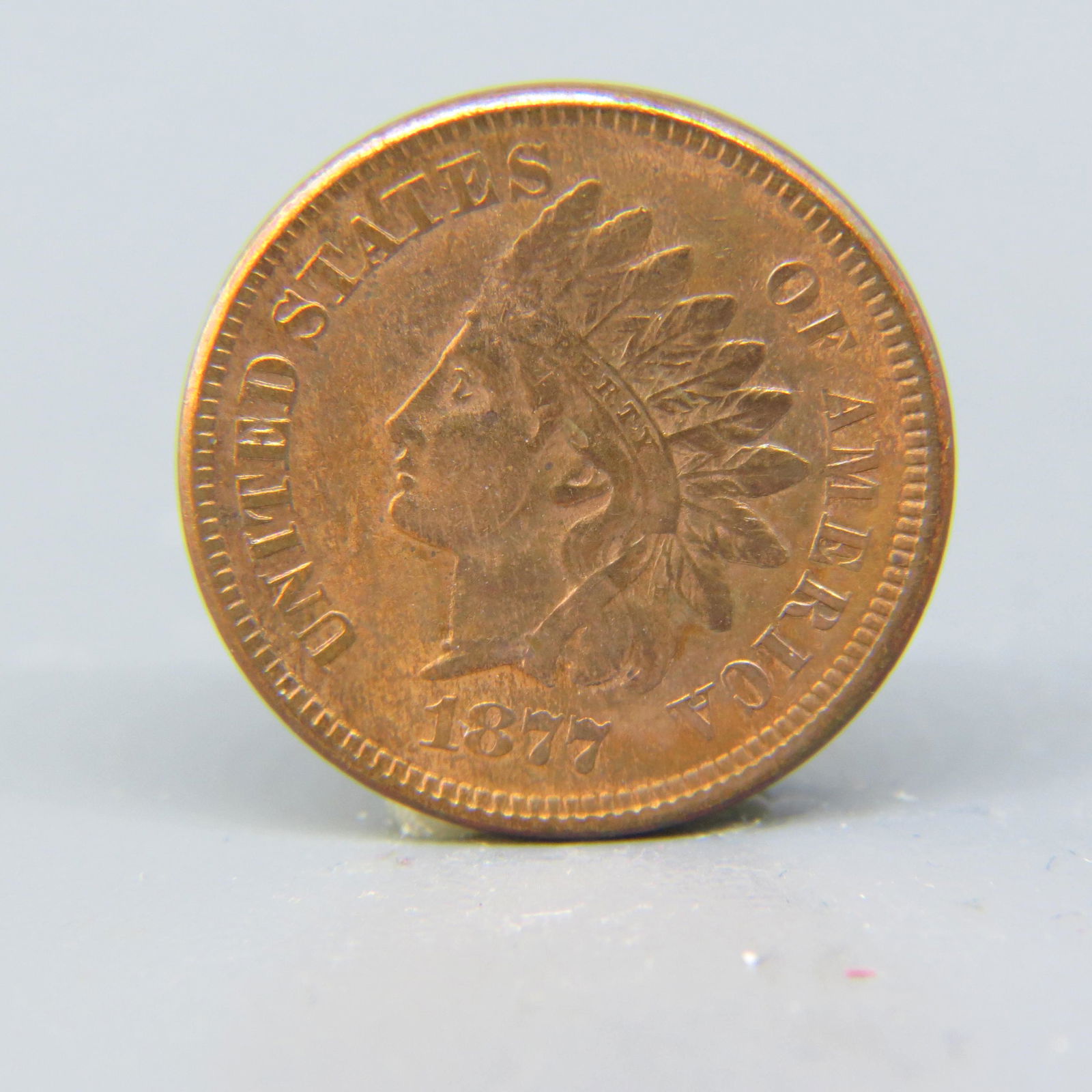 1877 Indian Head Cent, (1 of 2)