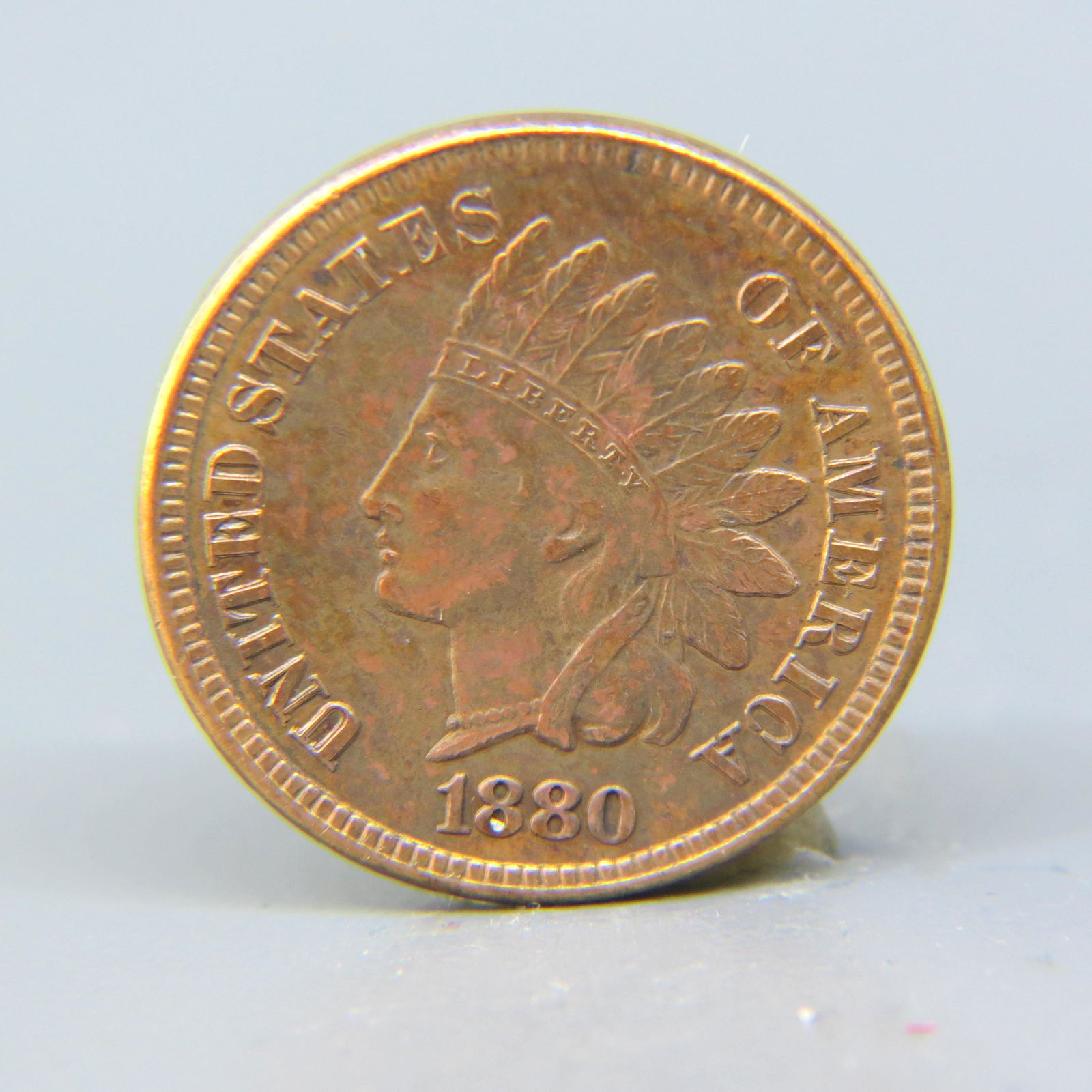 1880 Indian Head Cent, (1 of 2)