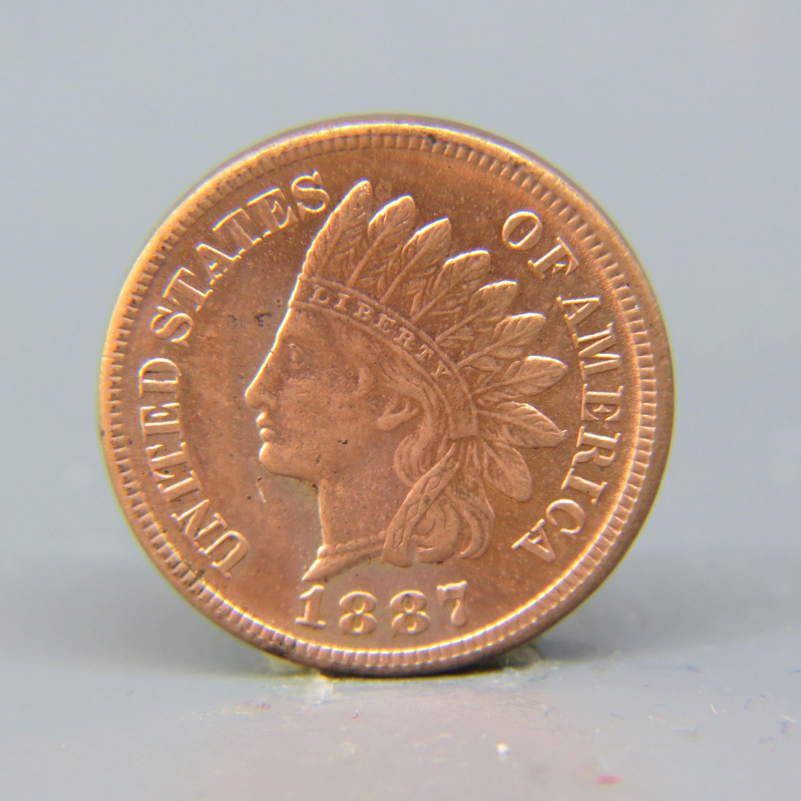 1887 Indian Head Cent, proof, (1 of 3)