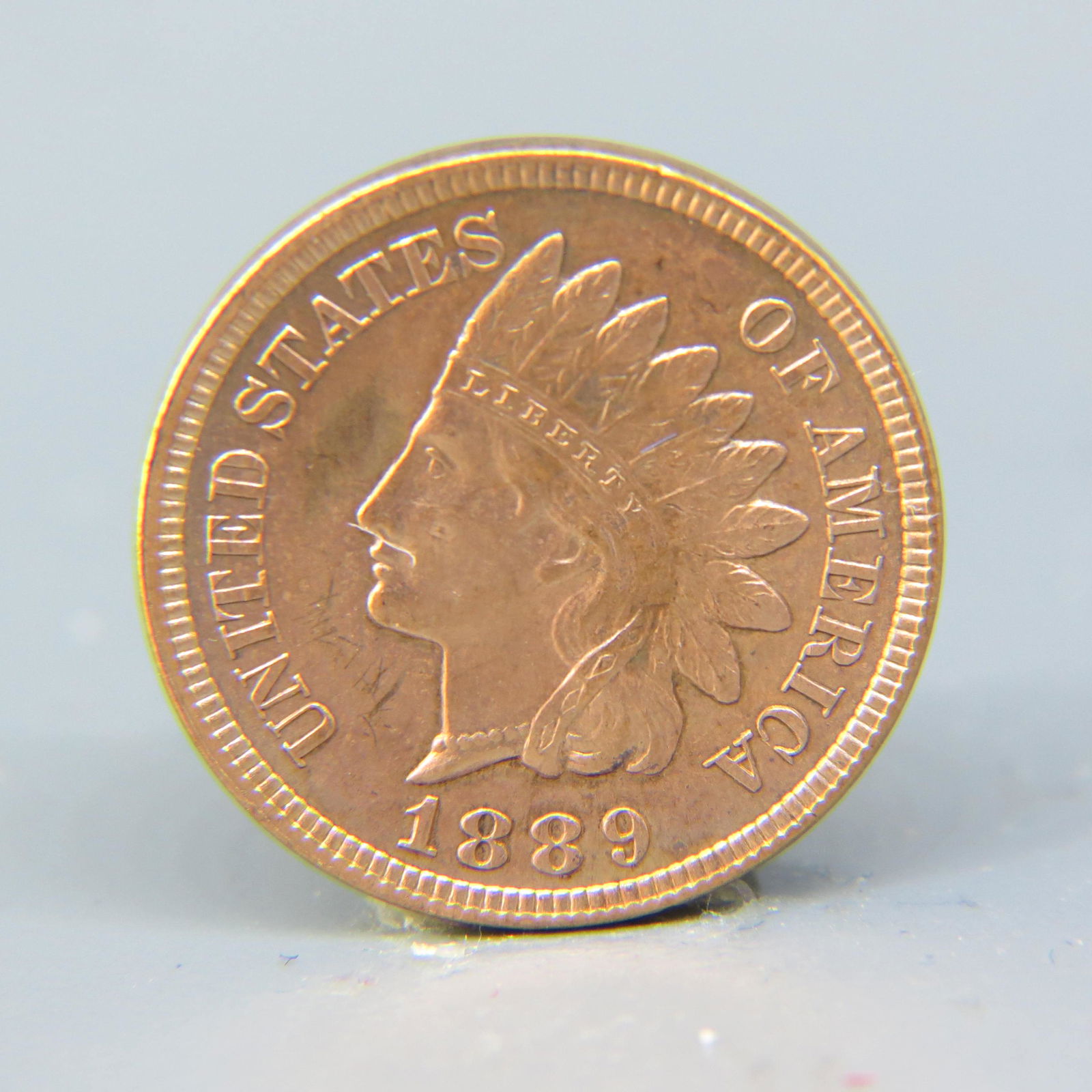1889 Indian Head Cent, (1 of 2)