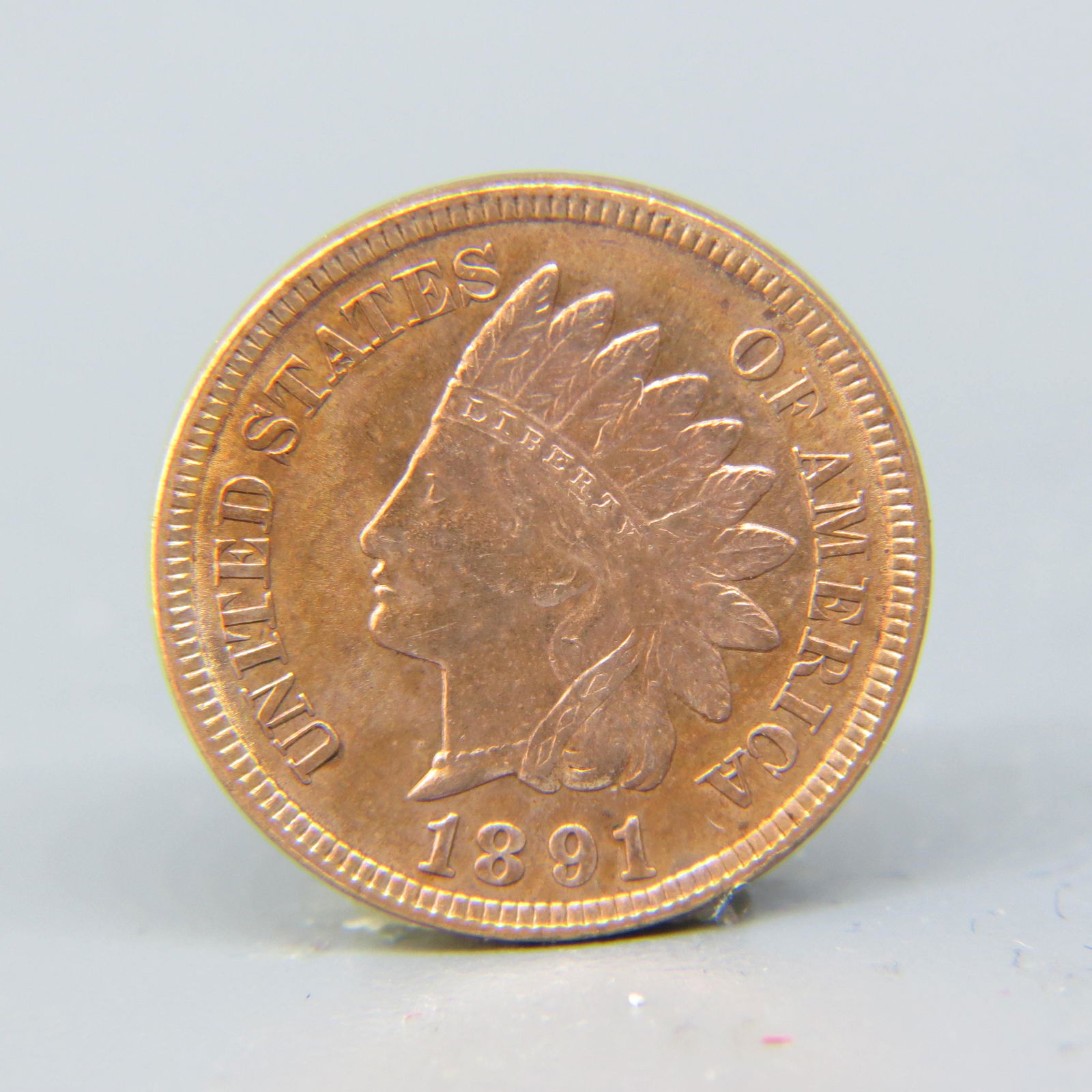 1891 Indian Head Cent, (1 of 2)