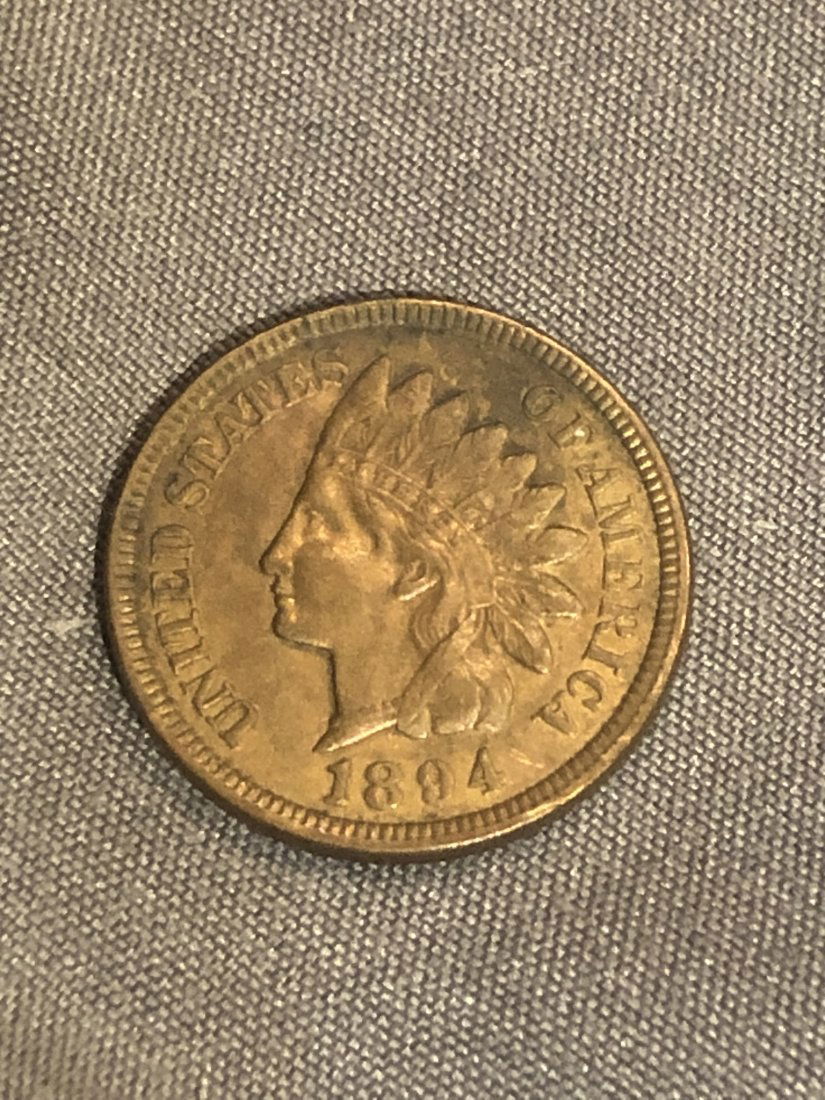 1894 Indian Head Cent, (1 of 2)