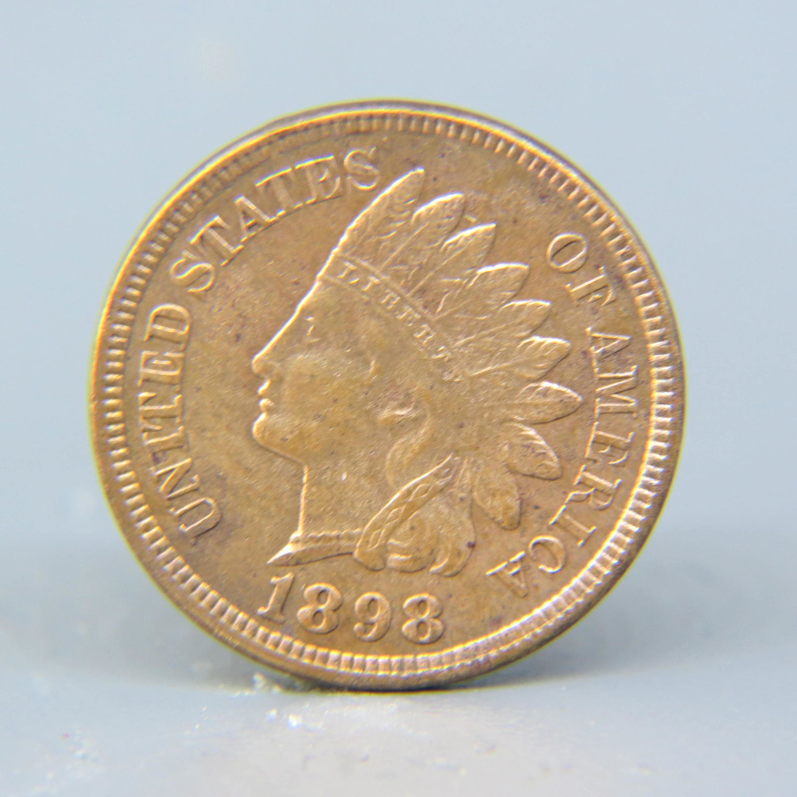 1898 Indian Head Cent, (1 of 2)