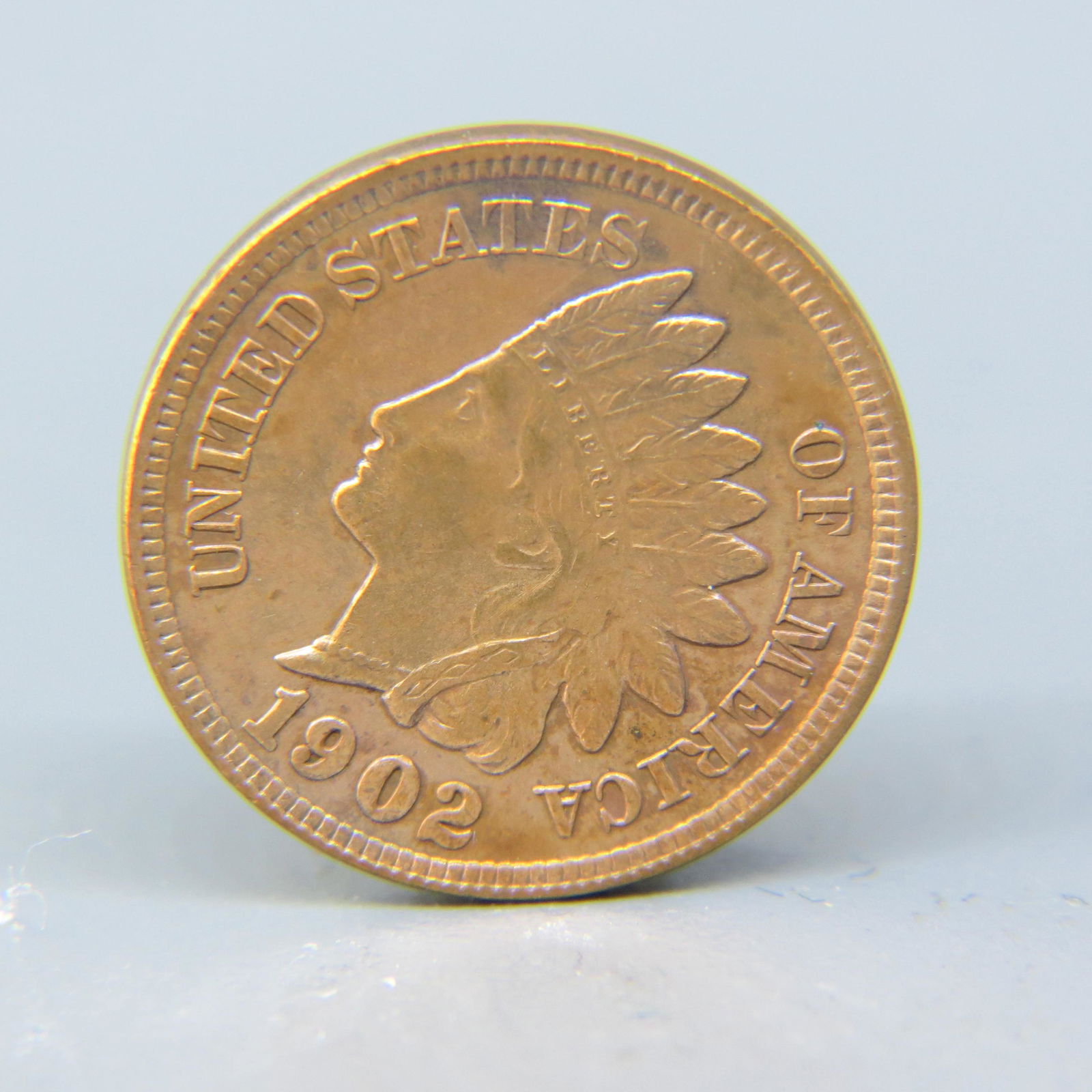 1902 Indian Head Cent, (1 of 2)