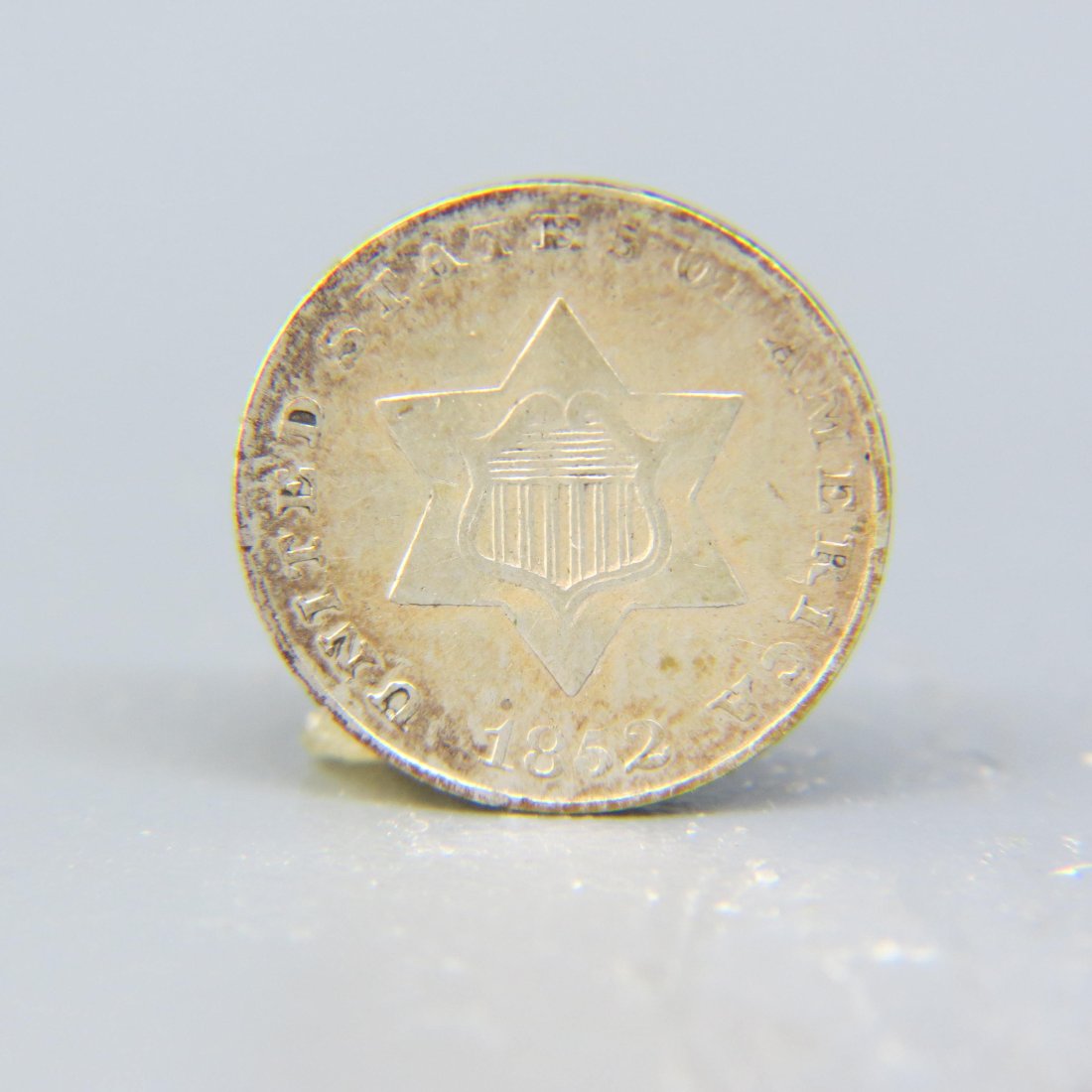 1852 Three Cent Silver, extra fine. (1 of 2)