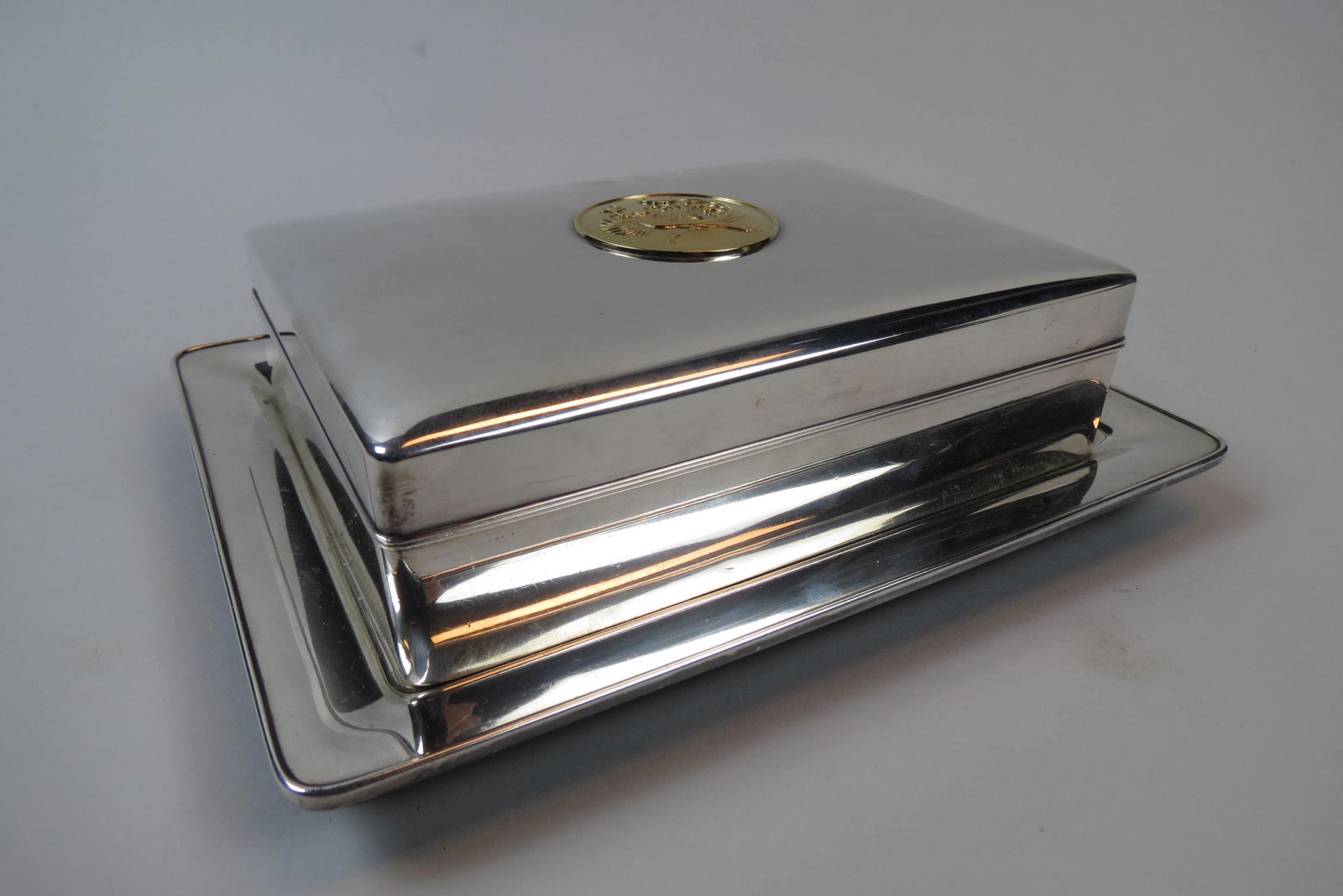 Imperial Japanese Gold & Silver Box & Undertray, (1 of 8)