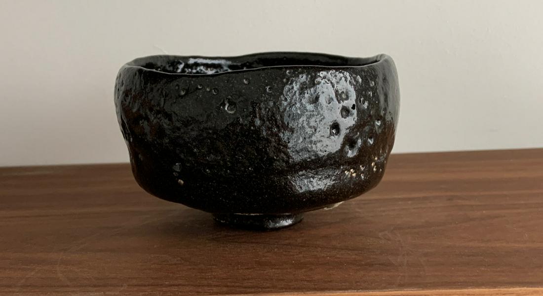 Raku Chawan Japanese Tea Bowl Sealed Seinyu, (1 of 11)