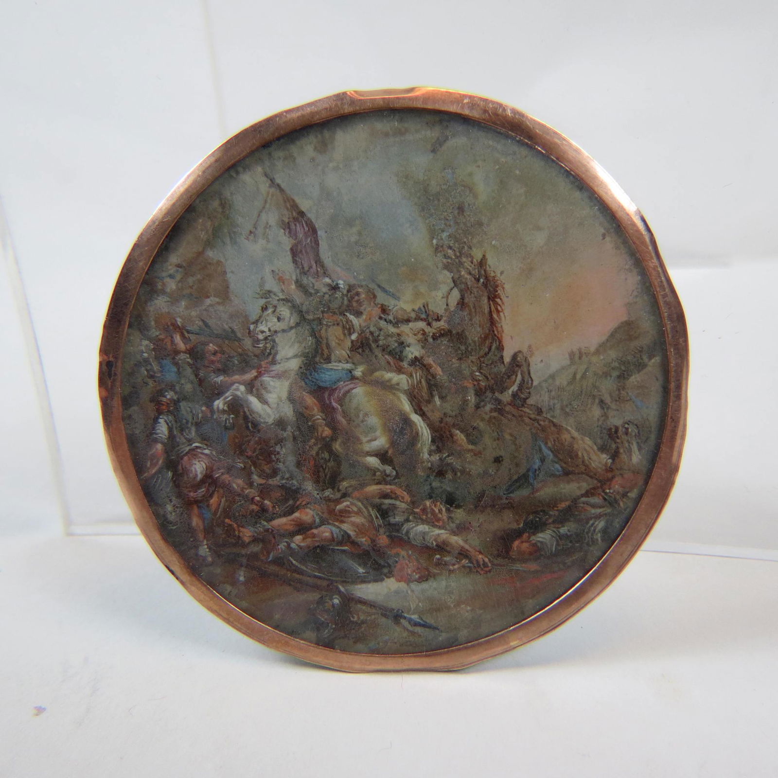 Miniature Painting of Early Battle Scene, (1 of 5)