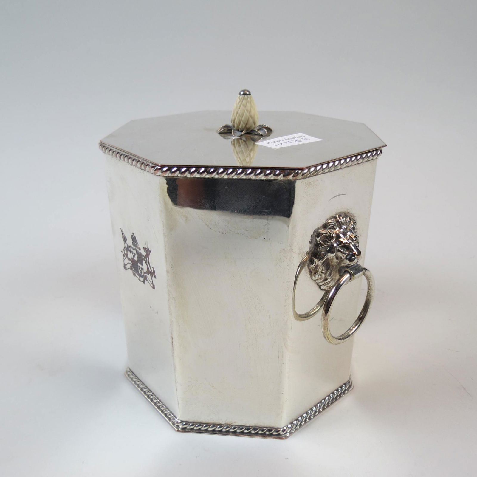 Silverplate Biscuit Box, (1 of 7)