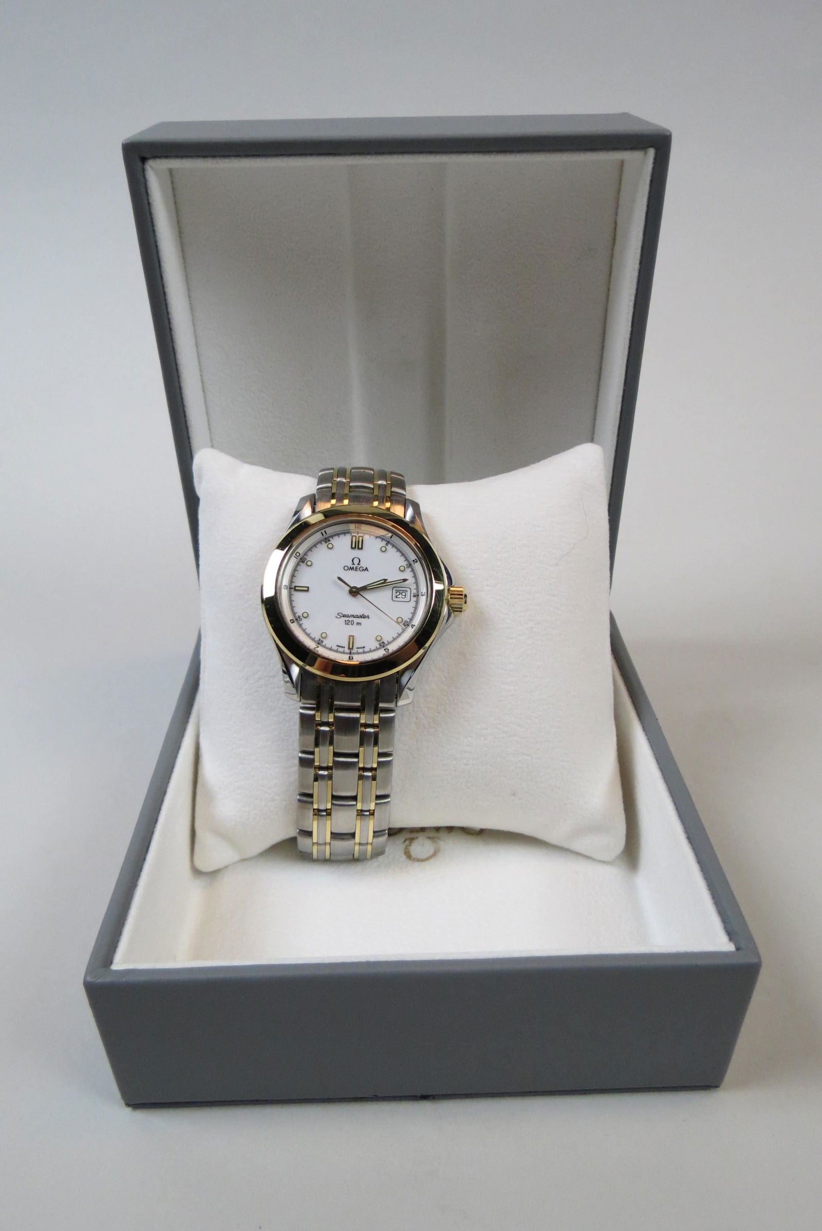 Omega  Man's 14K Gold & Stainless Steel Wristwatch, Seamaster (1 of 8)