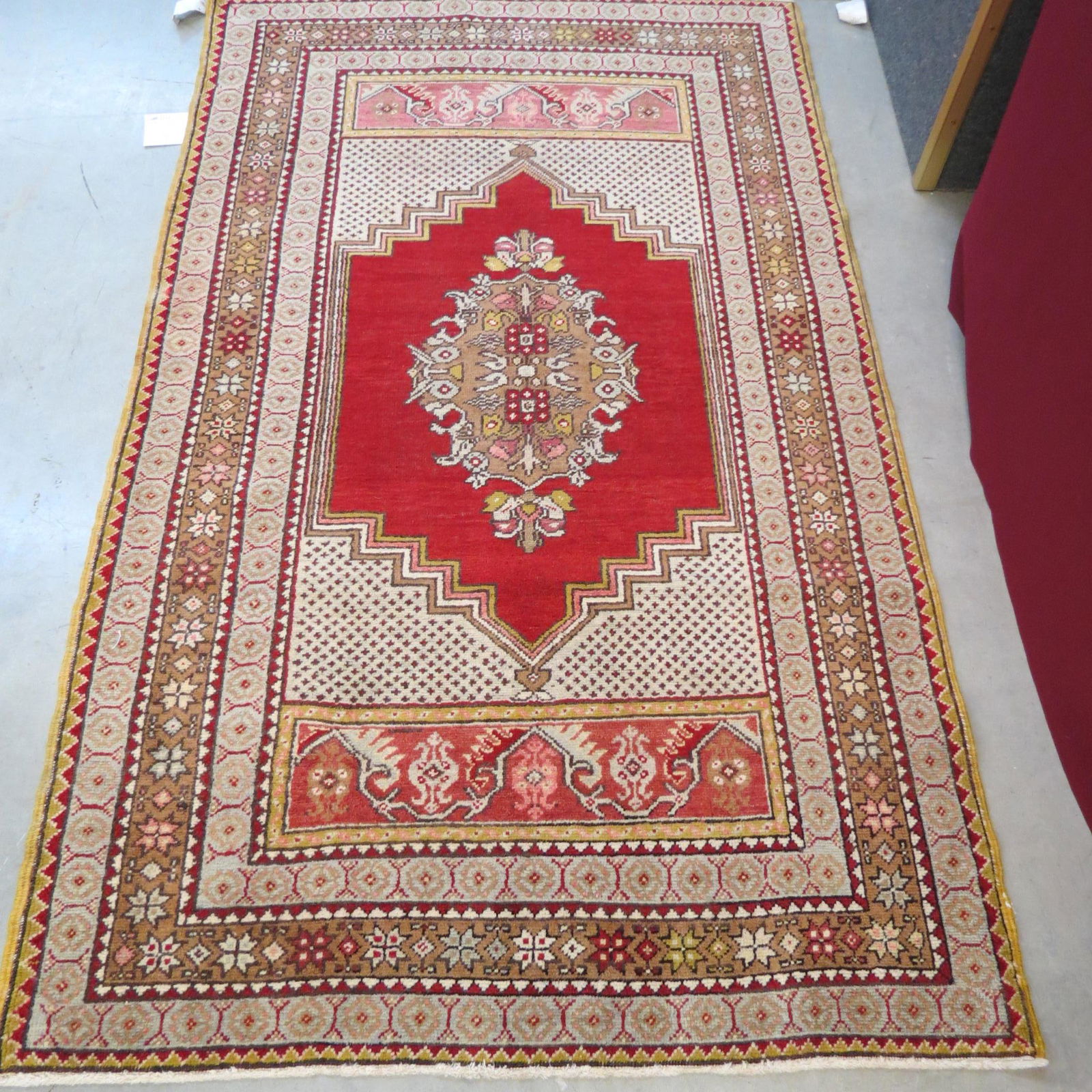 Oushak Turkish Handmade Rug, (1 of 5)