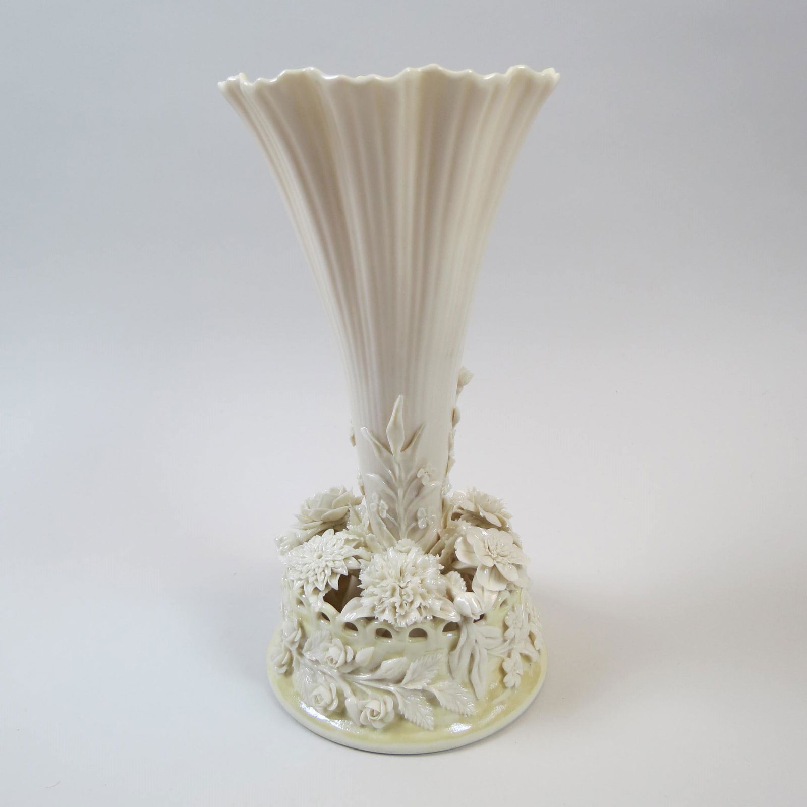 Irish Belleek Porcelain Vase, (1 of 9)