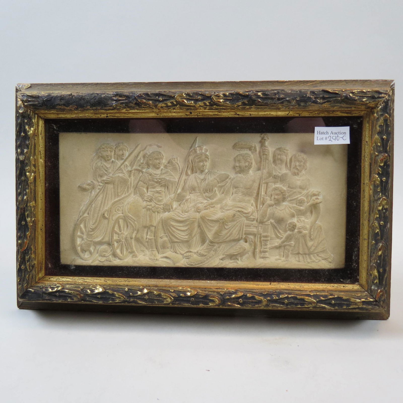 Greco-Roman Plaque of Classical Figures, (1 of 5)