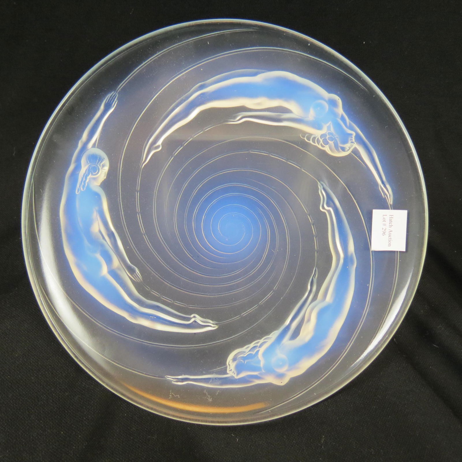 Sabino French Opalescent Art Deco Tray, (1 of 8)