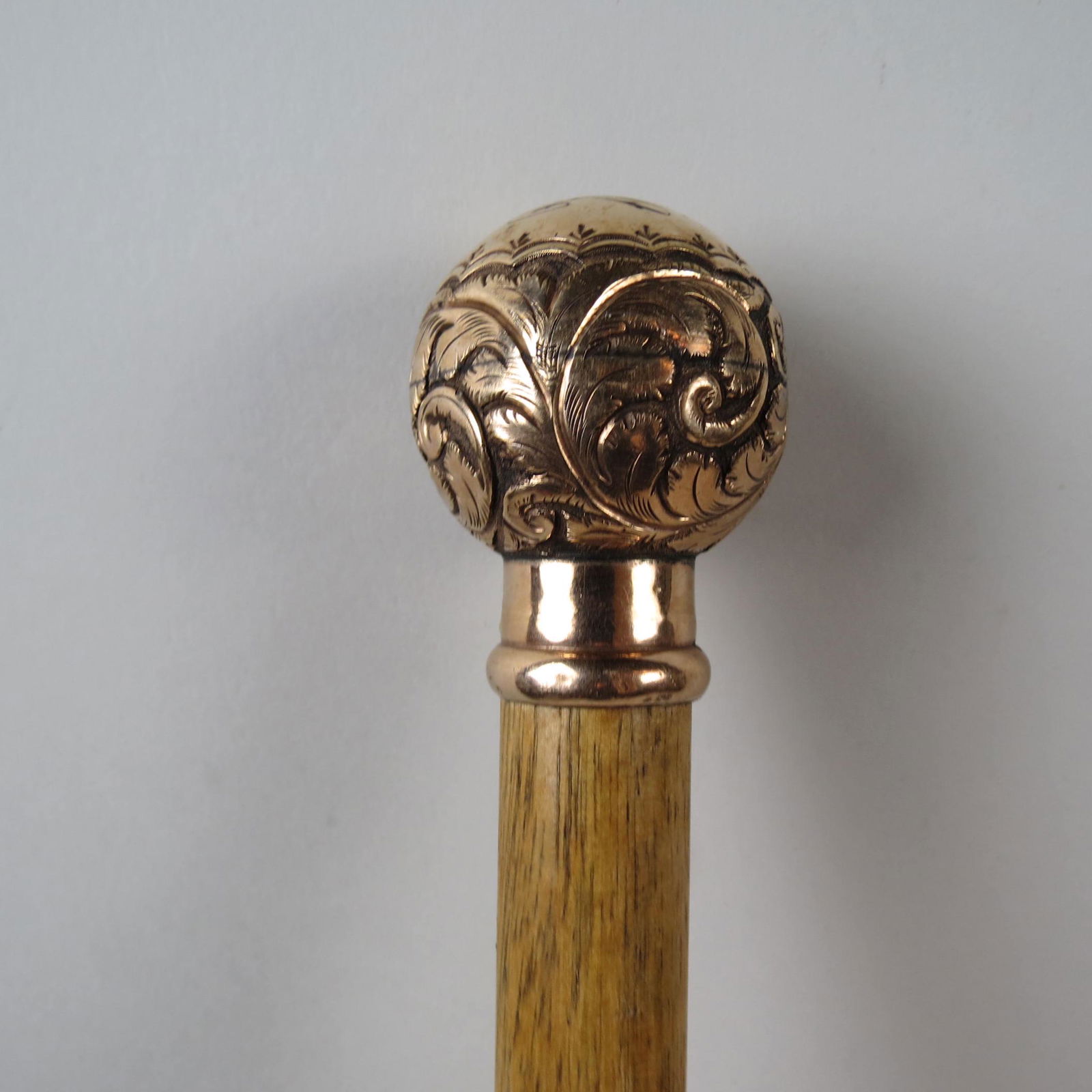 Gold Top Walking Stick, (1 of 5)