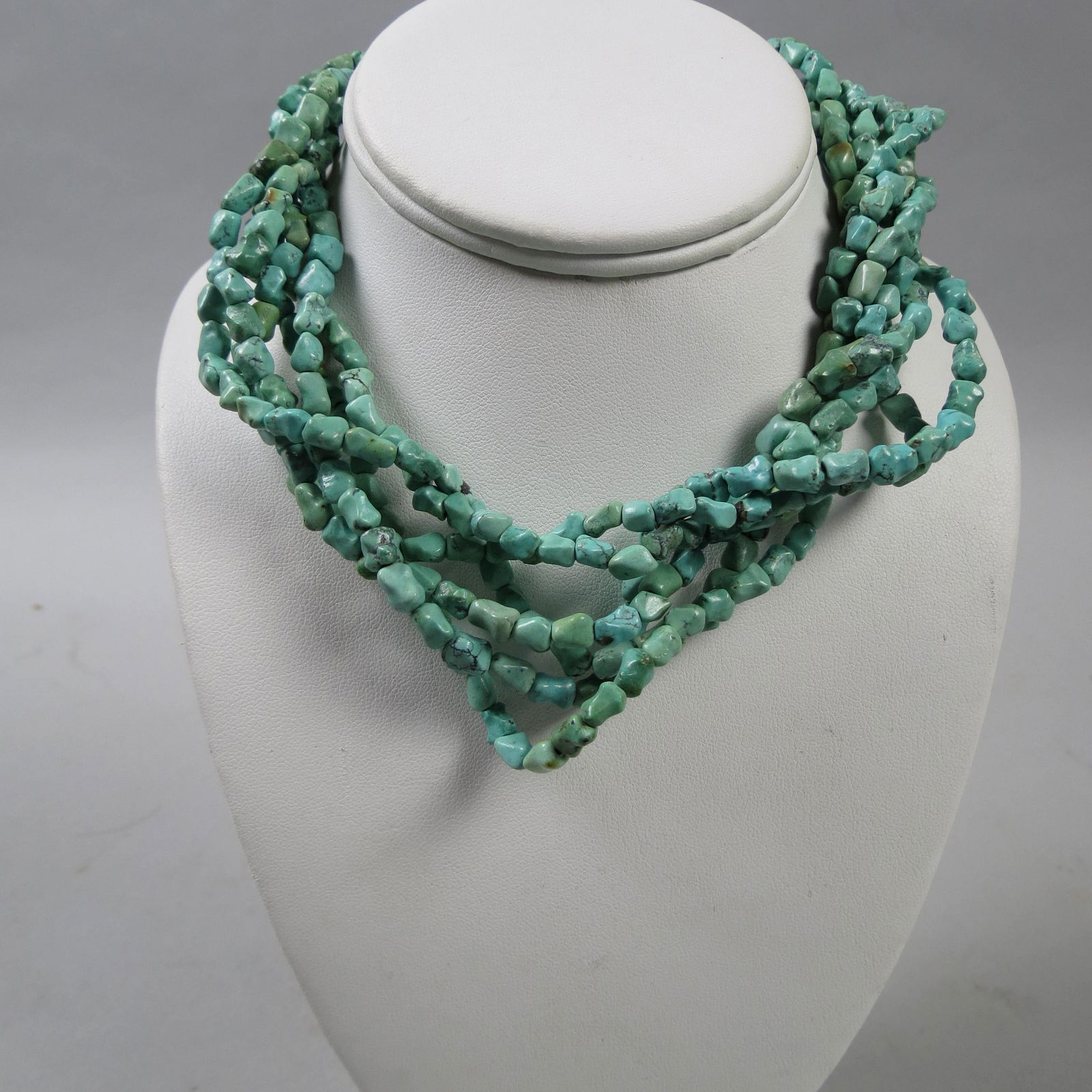 Turquoise Bead Necklace, (1 of 5)