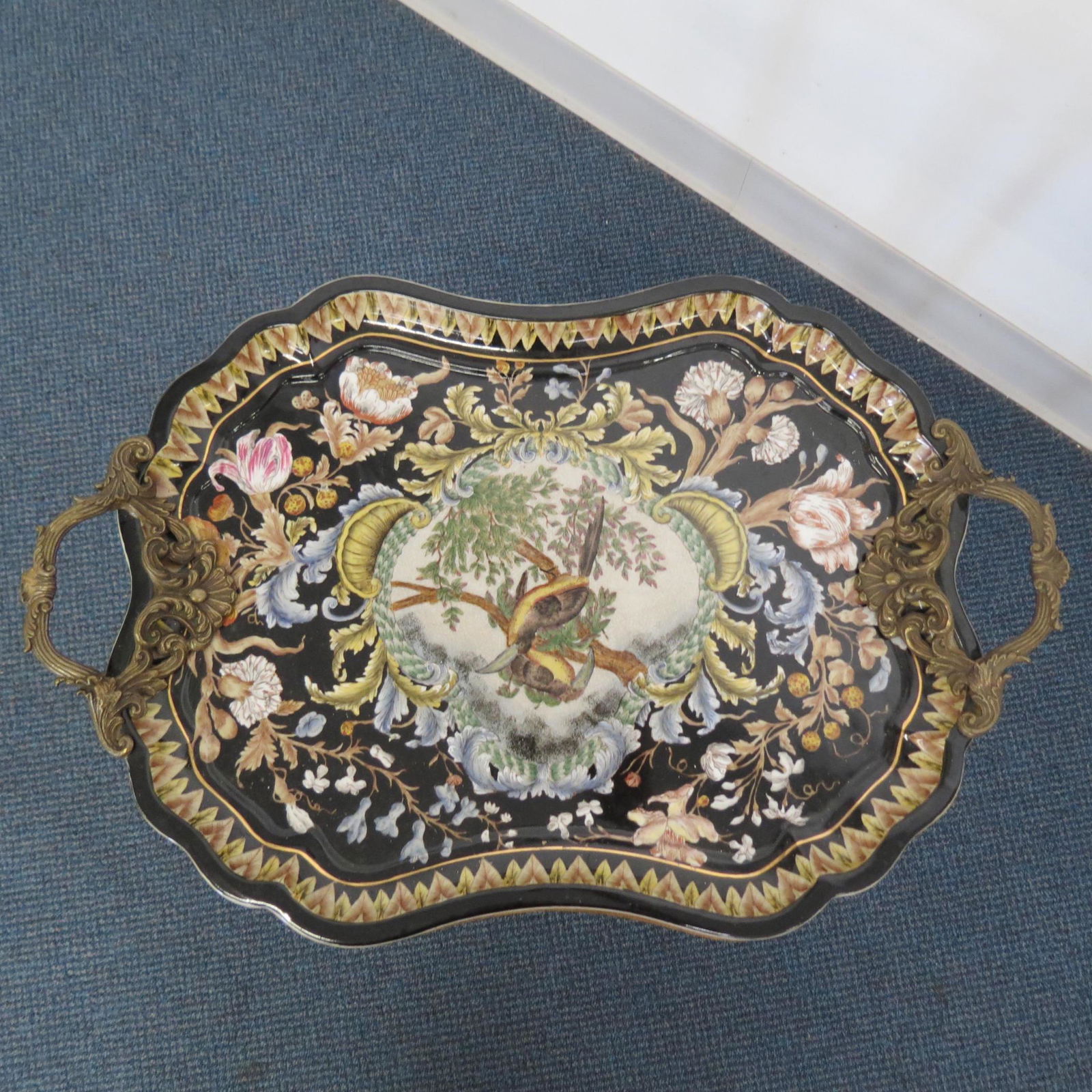 Decorative Tea Table with Tray, (1 of 4)