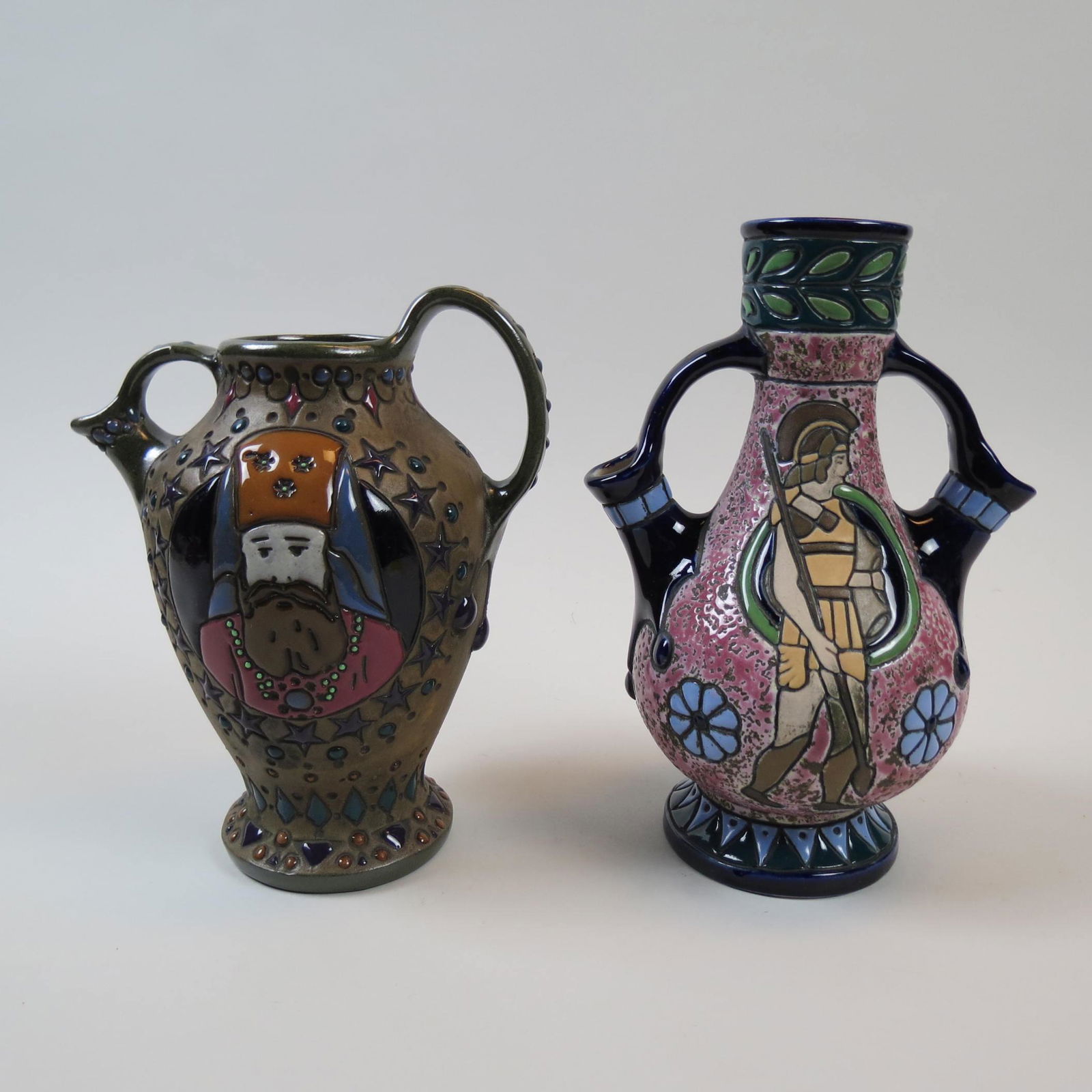 2 pcs. Amphora Art Pottery, (1 of 8)