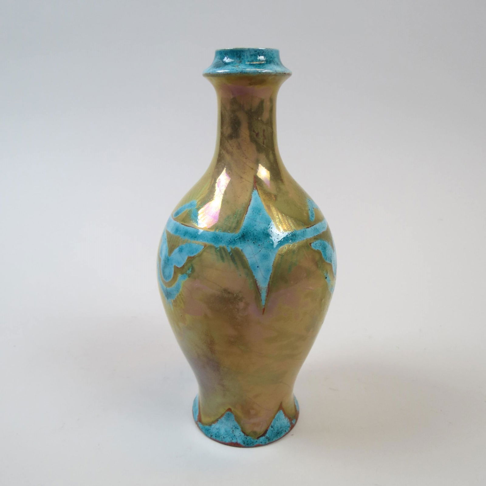 French Faience Emile Balon Ulysse Blois Vase, (1 of 5)