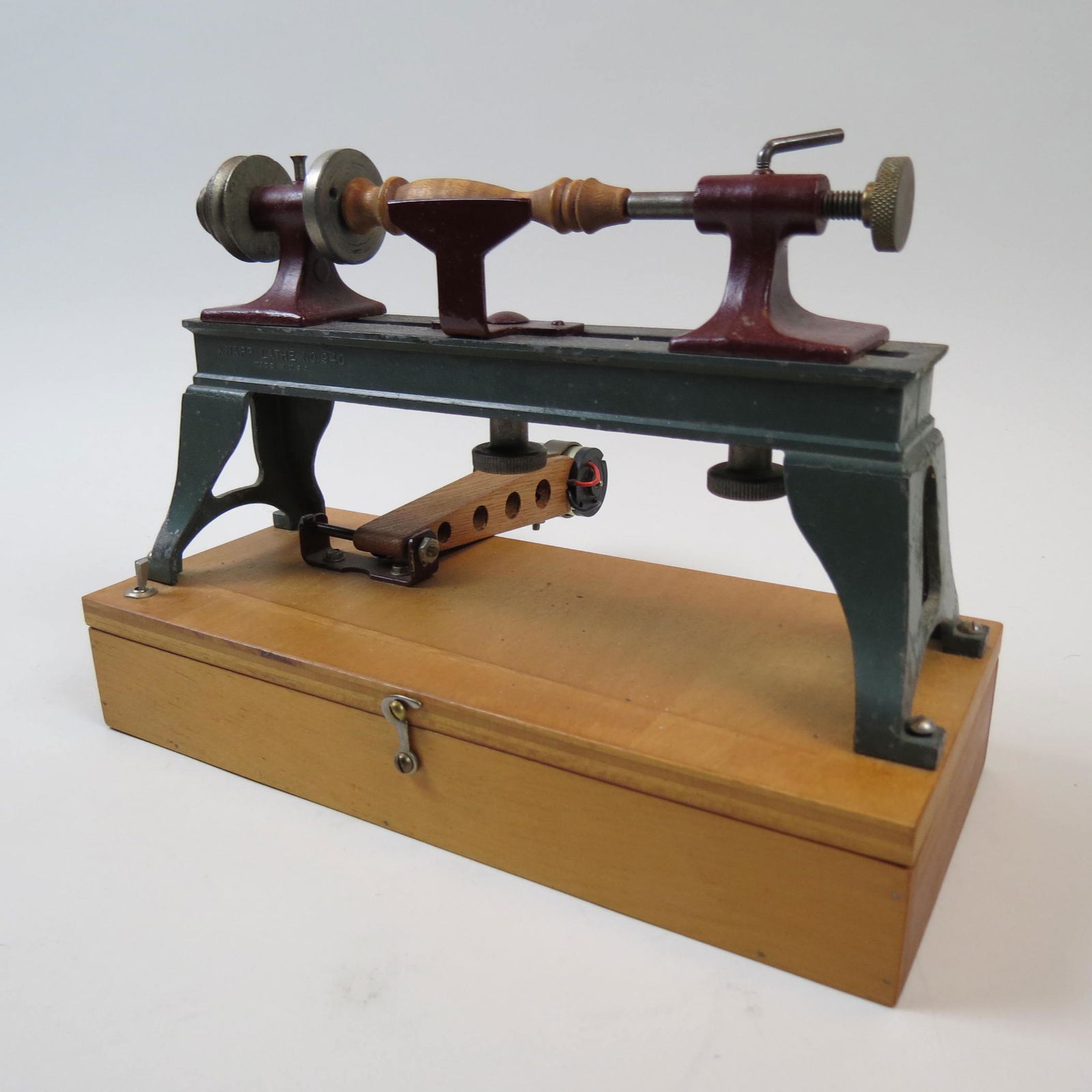 Toy Wood Turning Lathe for Steam Engine Accessory, (1 of 5)