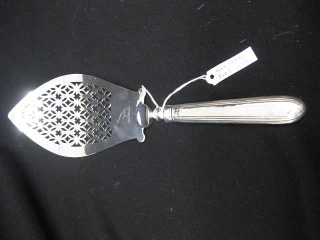 1828 Hester Bateman English Sterling Pie Server: hallmarked,London, 11 3/4" long, scarce.