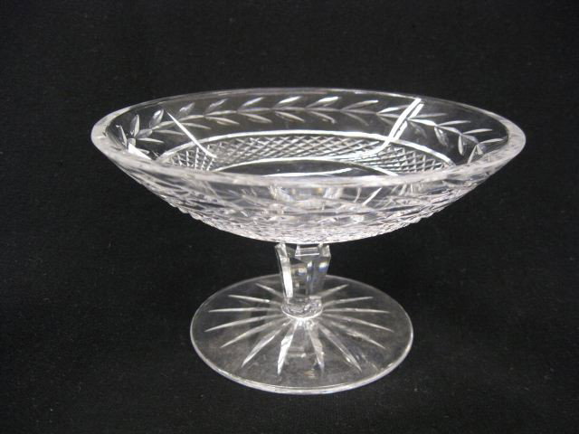Waterford Cut Crystal Compote, 6" diameter, signe: 6" diameter, signed, excellent.