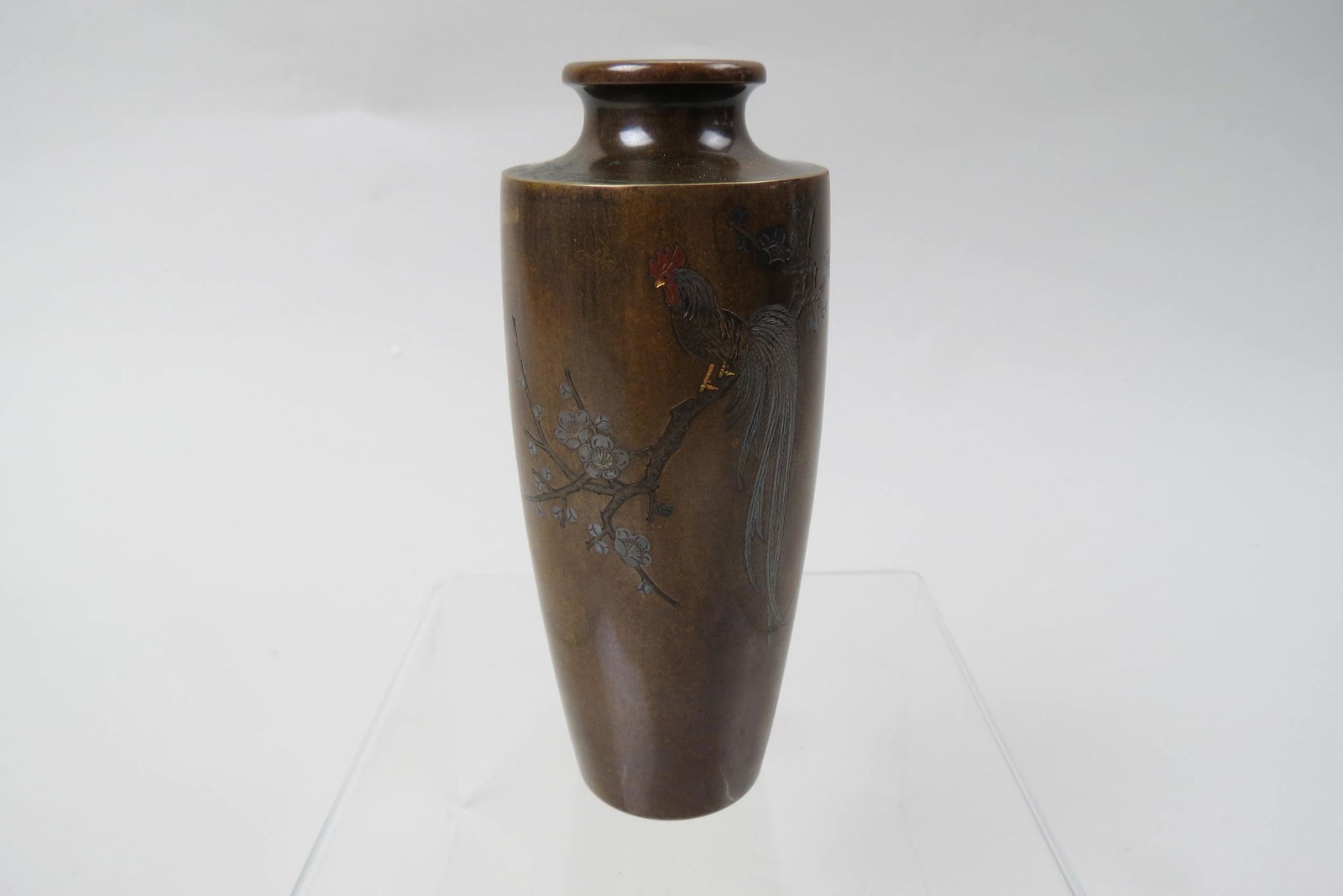 Japanese Mixed Metals Vase, (1 of 9)