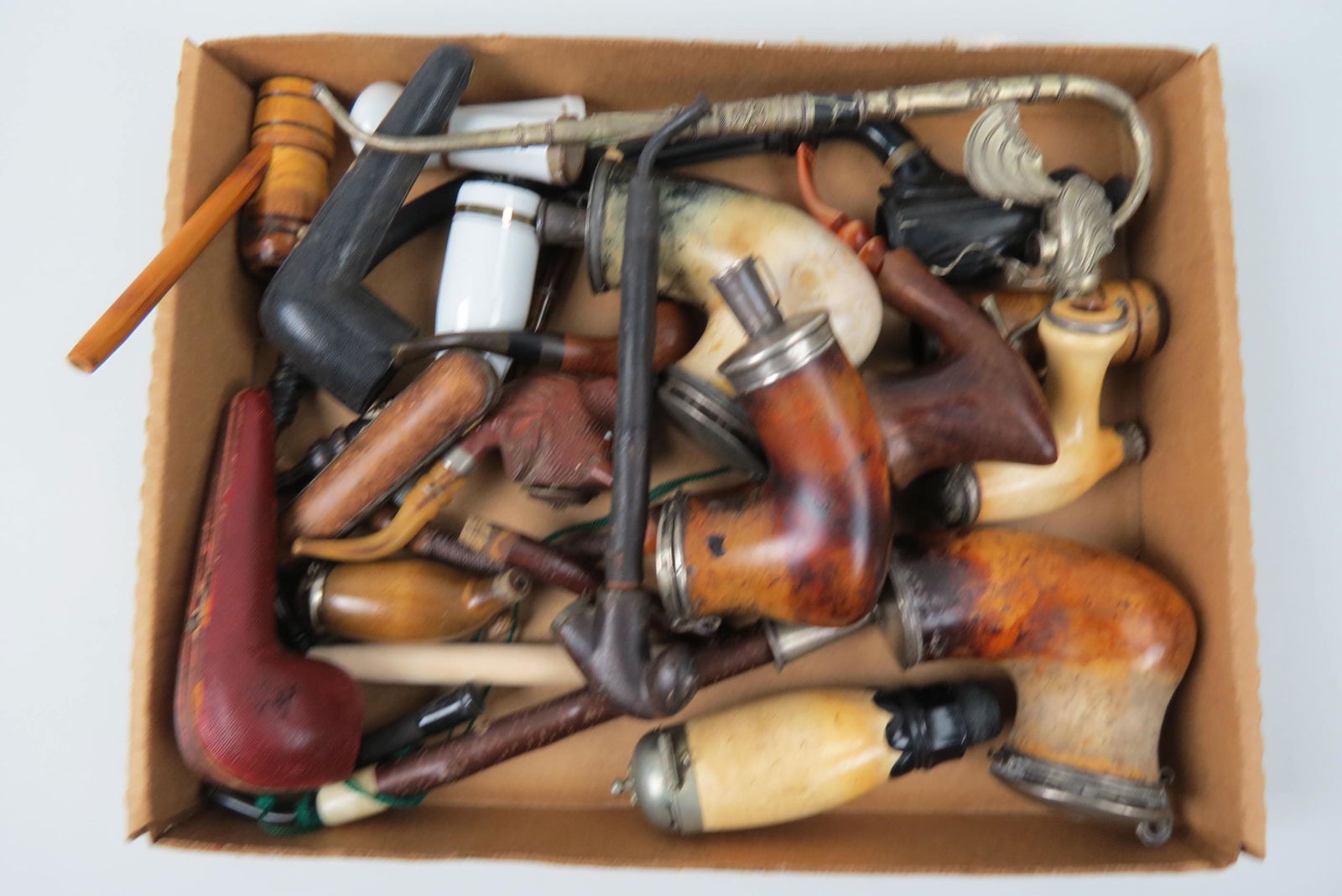 Large Group of Vintage Pipes and Parts, (1 of 7)