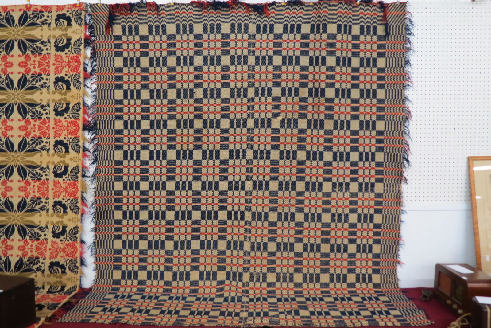 Antique Homespun Coverlet, (1 of 6)