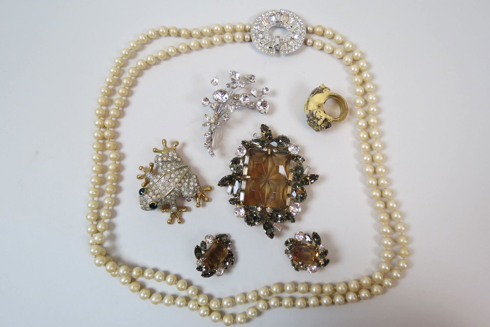 7 pcs. Costume Jewelry including Eisenburg (1 of 12)