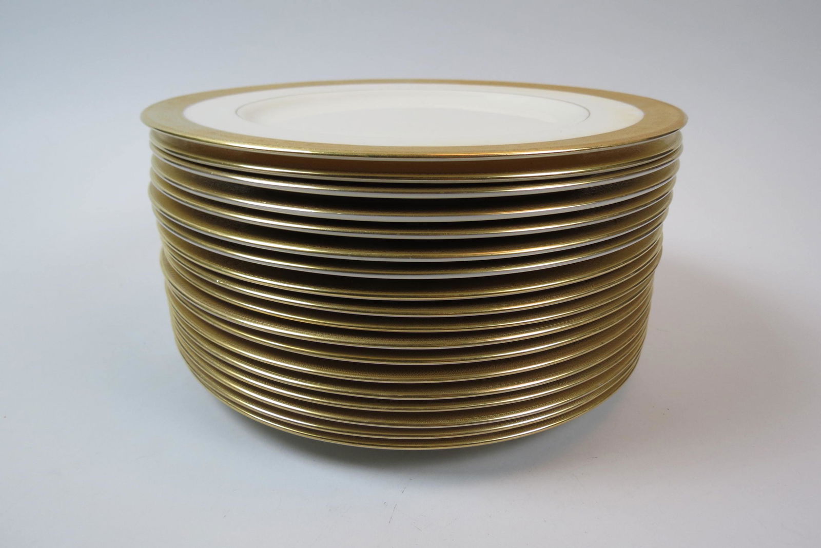 18 Lenox China Gold Encrusted Plates, (1 of 4)