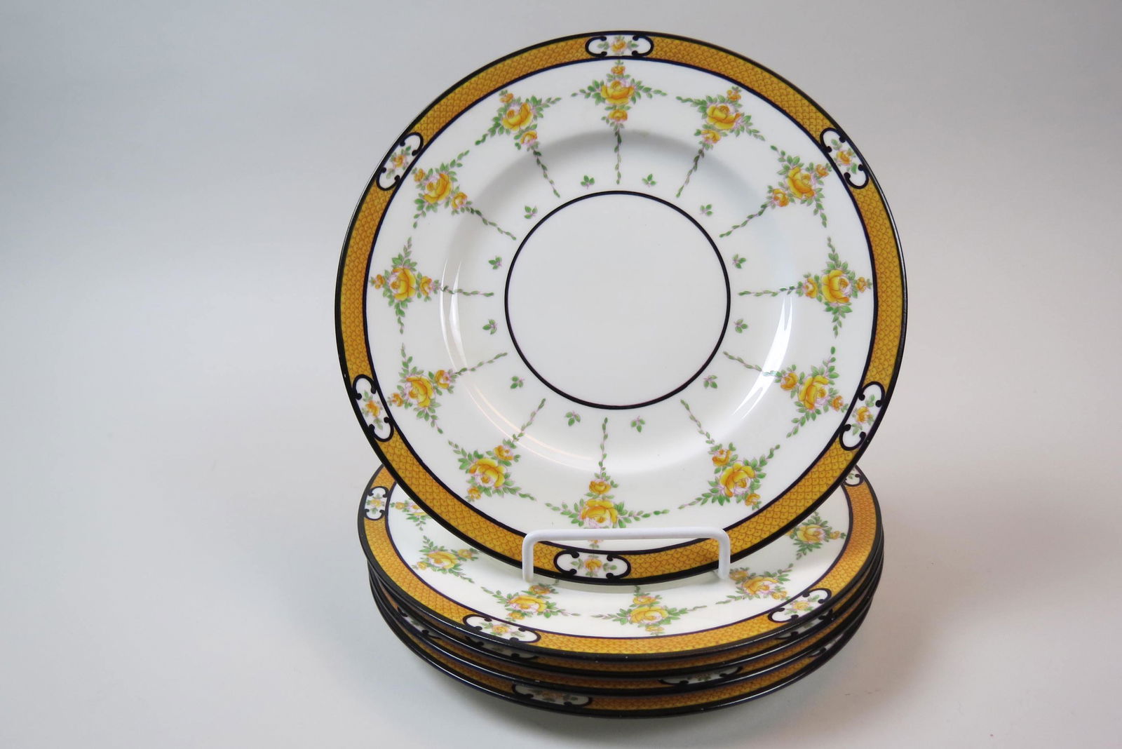 5 Minton China Plates, Art Deco, (1 of 5)