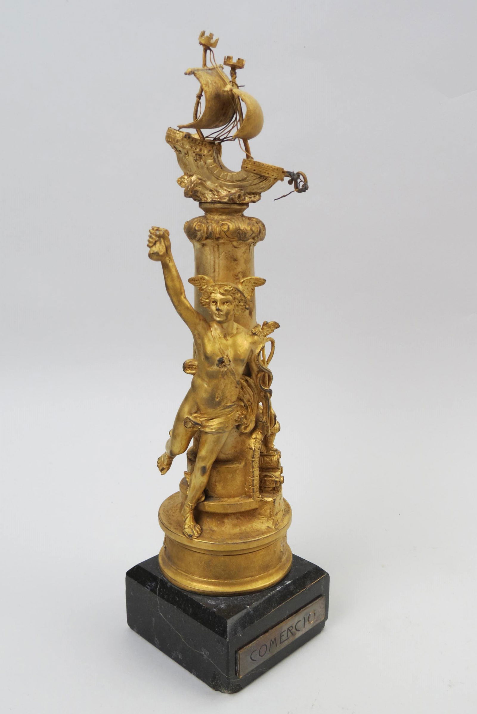 Bronze Figurine of Monument "Comercio", (1 of 6)