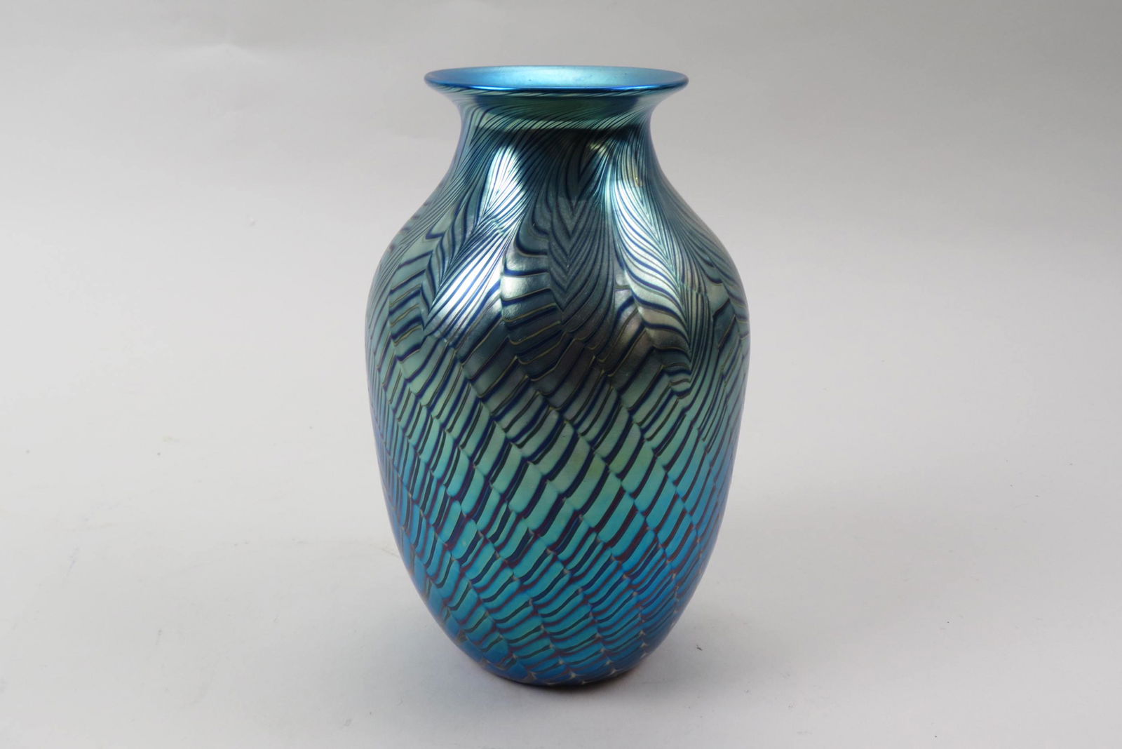 Orient & Flume Art Glass Vase, (1 of 5)
