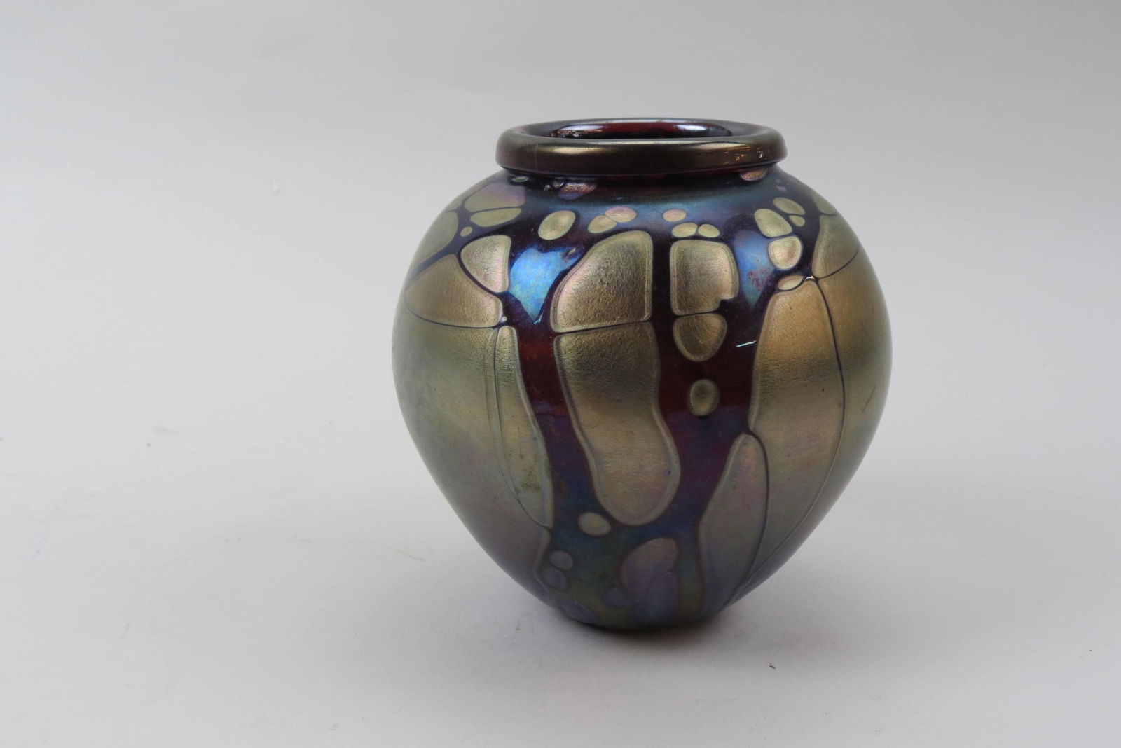 Peet Ellet Robinson Studio Art Glass Vase, (1 of 5)