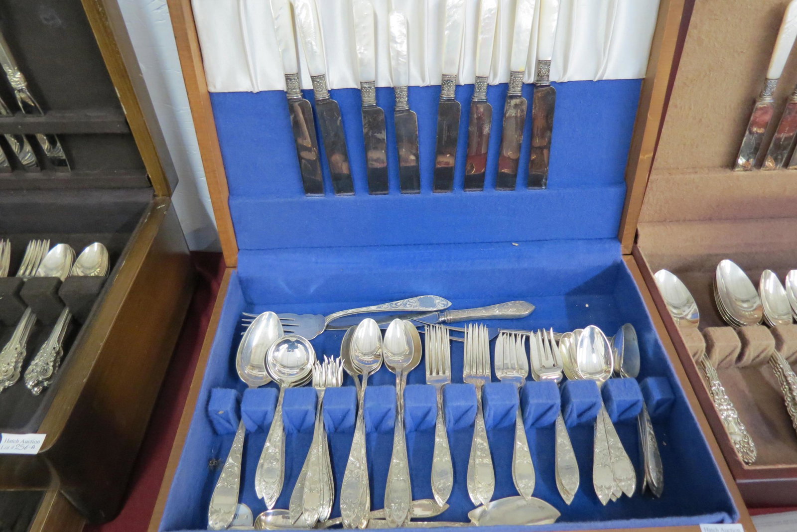67 pc. Schofield "Lorraine" Sterling Flatware Set, (1 of 3)