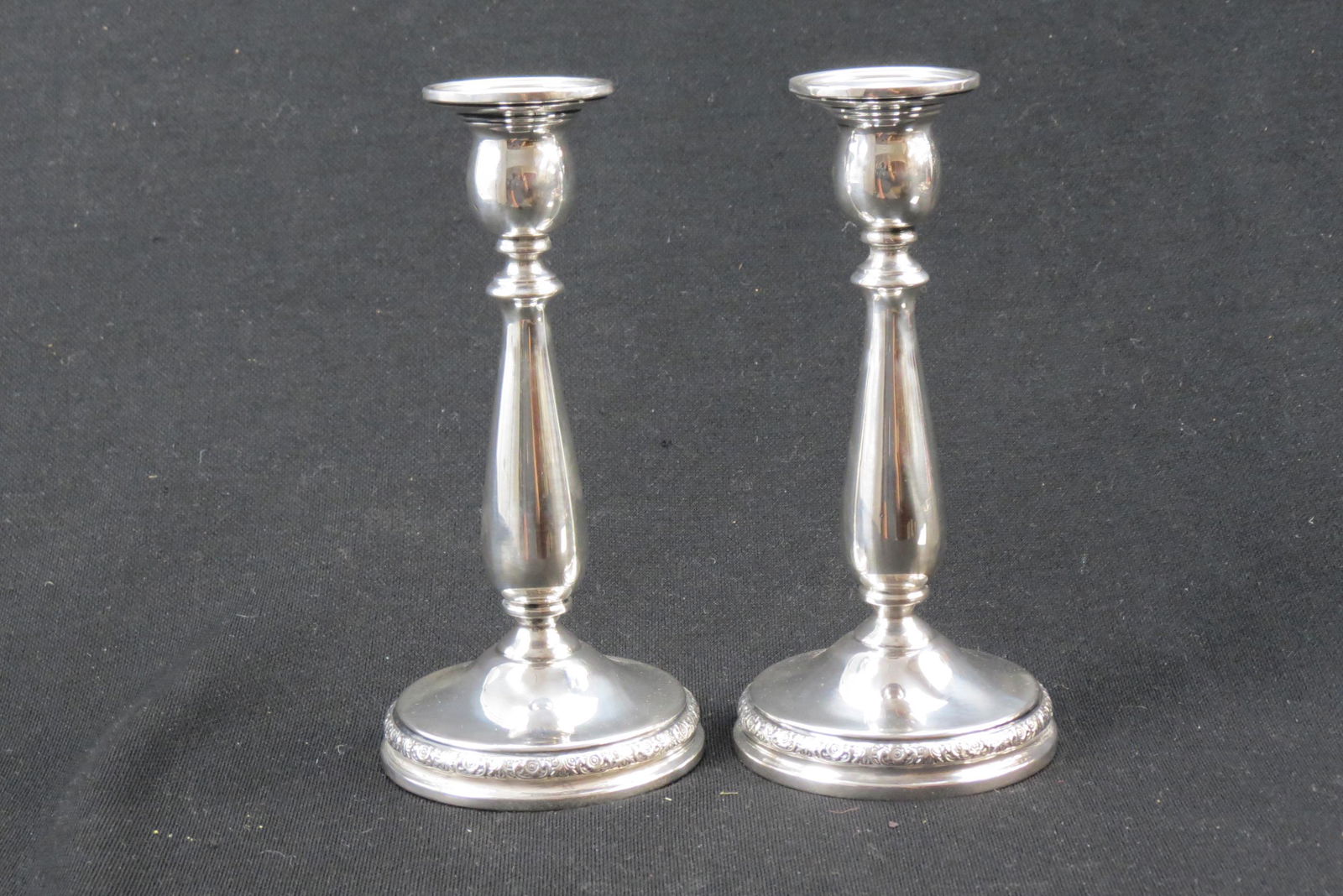 Pair of Sterling Silver Candlesticks "Prelude", (1 of 3)