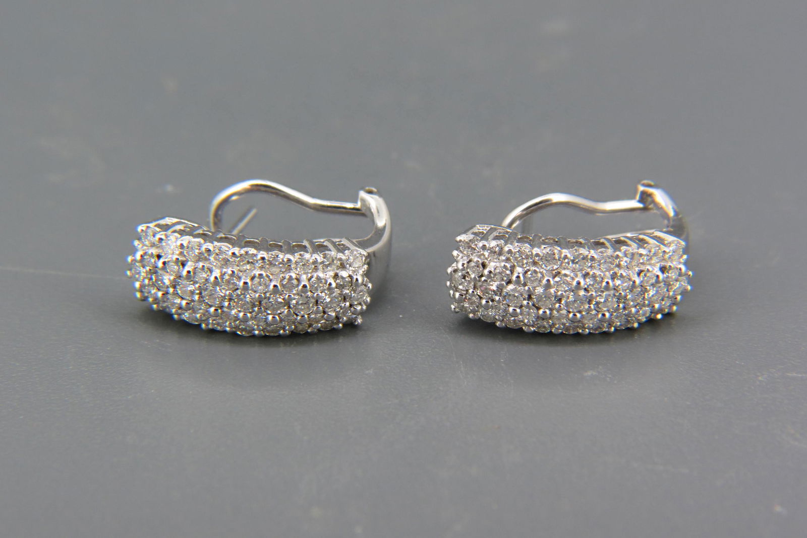 Diamond 14K Gold Earrings, (1 of 6)