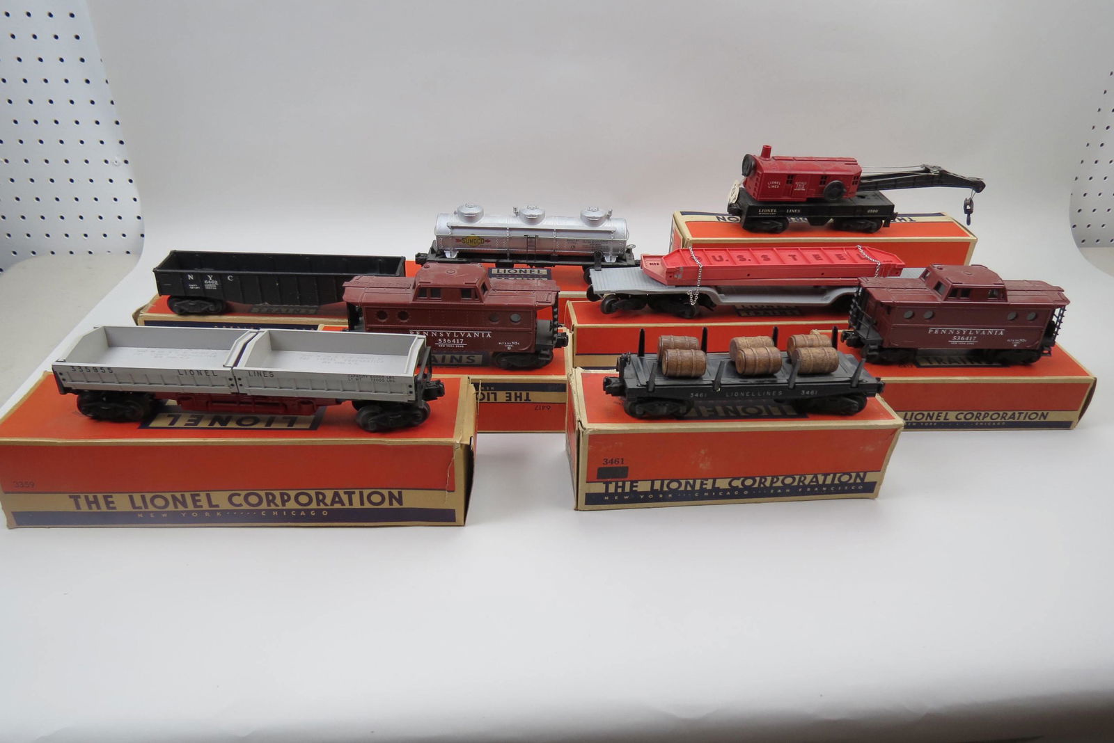 8 1950's Lionel Train Cars, (1 of 8)