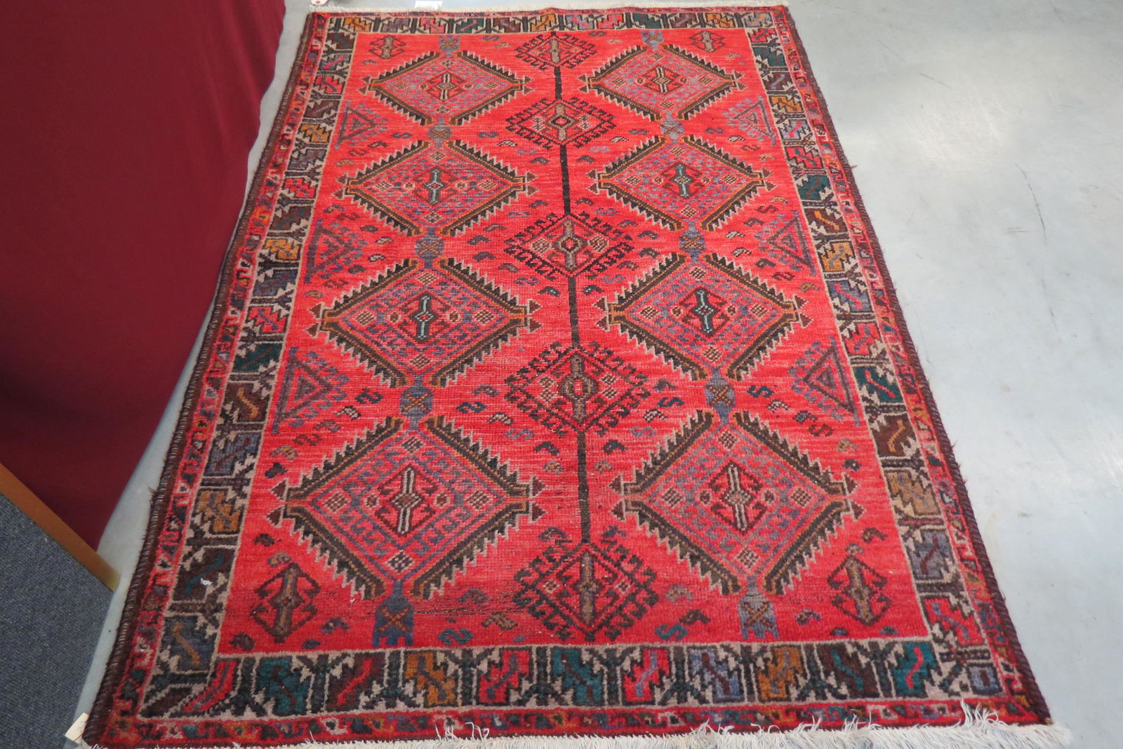Hamadan Style Persian Handmade Rug, (1 of 5)