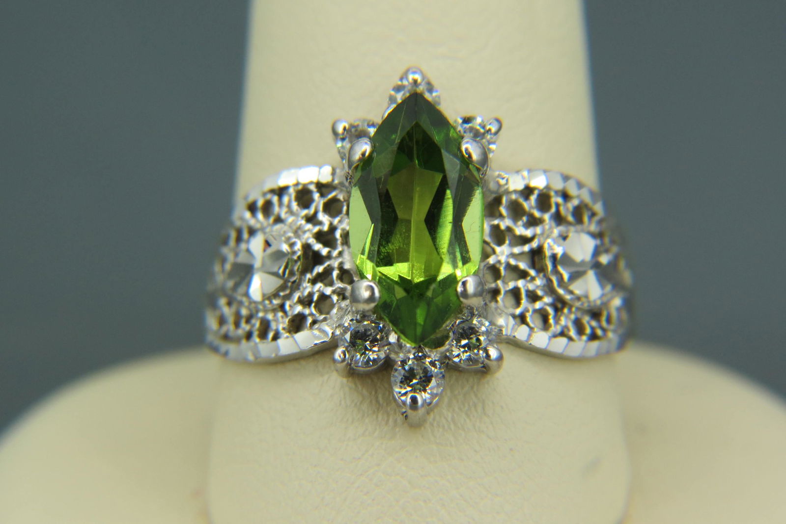 Tsavorite Garnet Ring, (1 of 6)