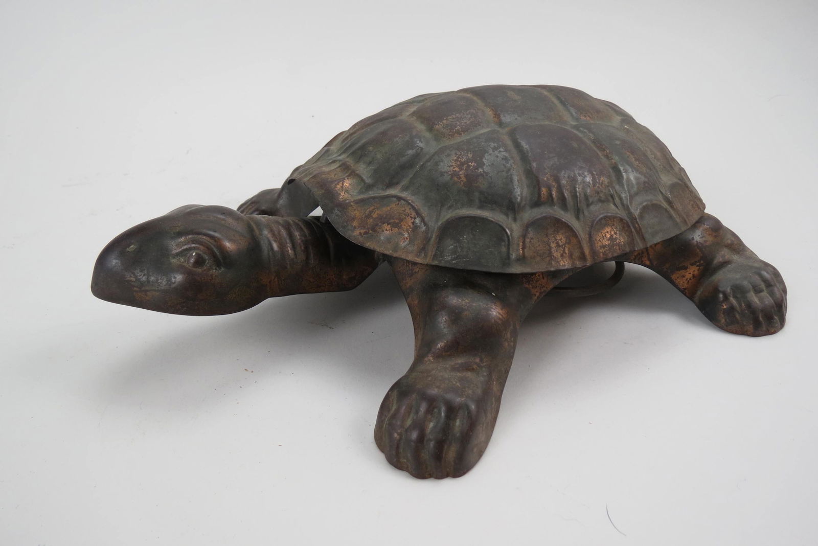 Scarce Figural Turtle Mechanical Spitoon, (1 of 6)