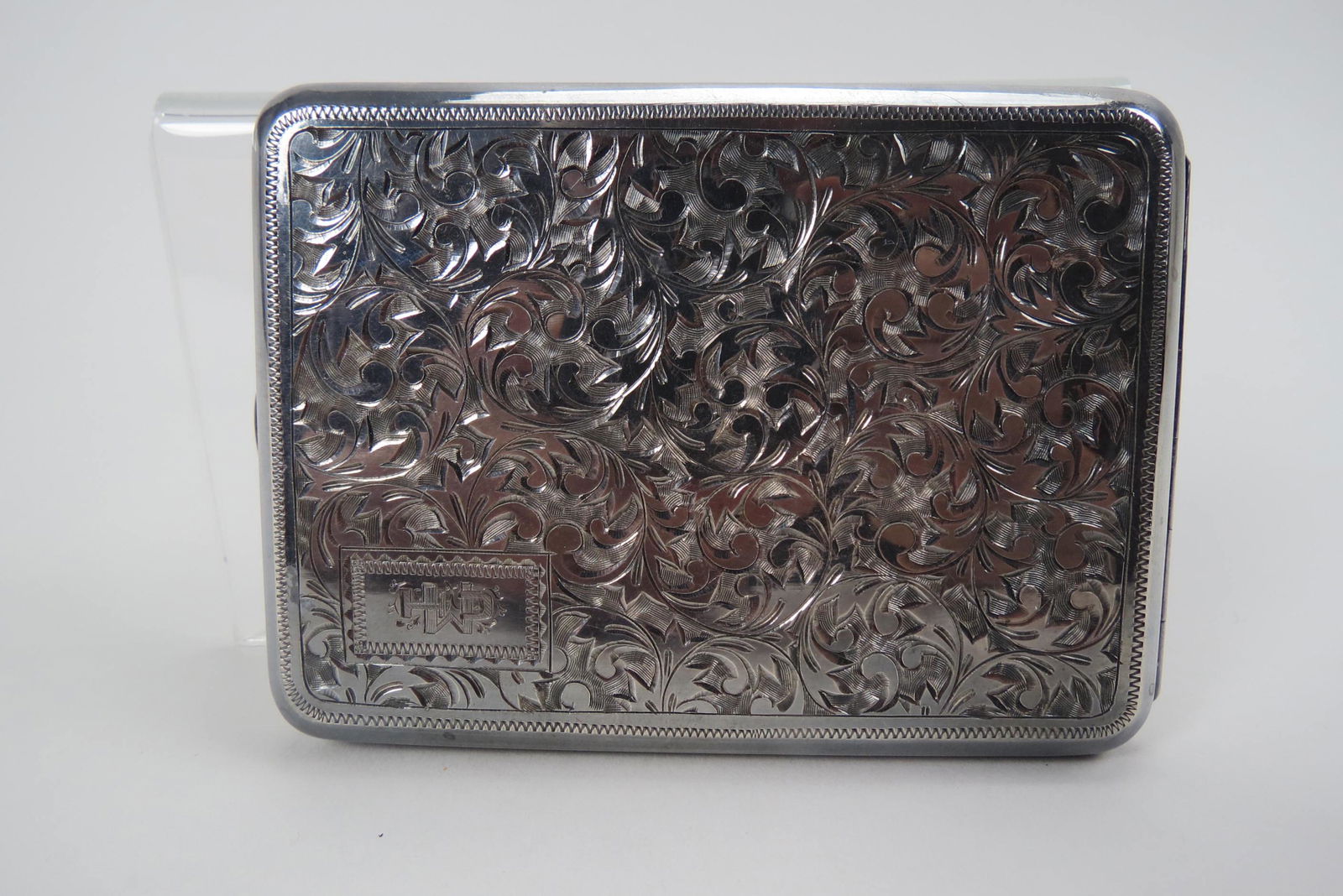 Japanese Sterling Silver Cigarette Case, (1 of 5)