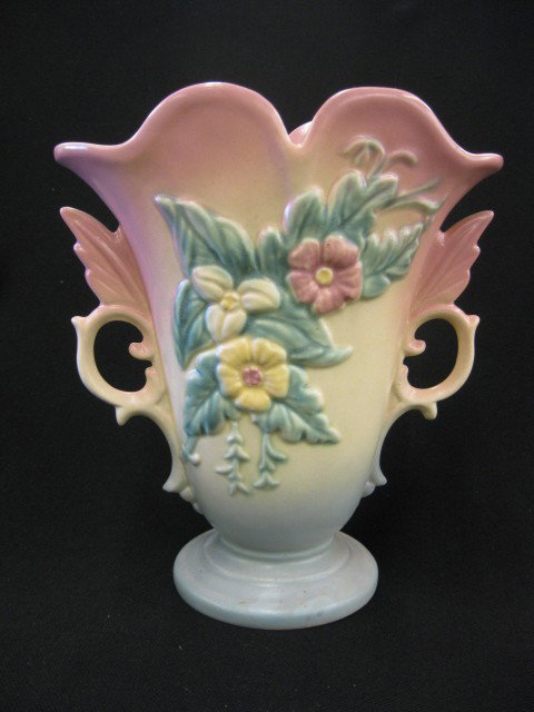 Hull "Wildflower" Art Pottery Vase, : W-9-8 1/2", excellent. In 1905, Addis Emmet Hull founded the A. E. Hull Pottery Company in Crooksville, Ohio. Hull soon expanded to include two potteries in 1907, when the company bought the Acme Pott