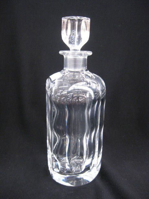 Orrefors Cut Crystal Decanter, signed & numbered: signed & numbered, 10 1/2", excellent.