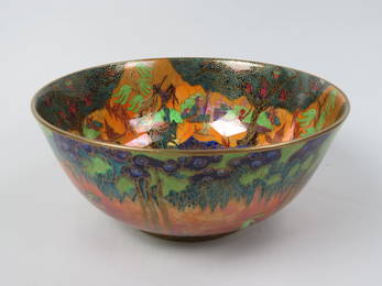 Wedgwood Flame Fairyland Lustre Imperial Bowl,