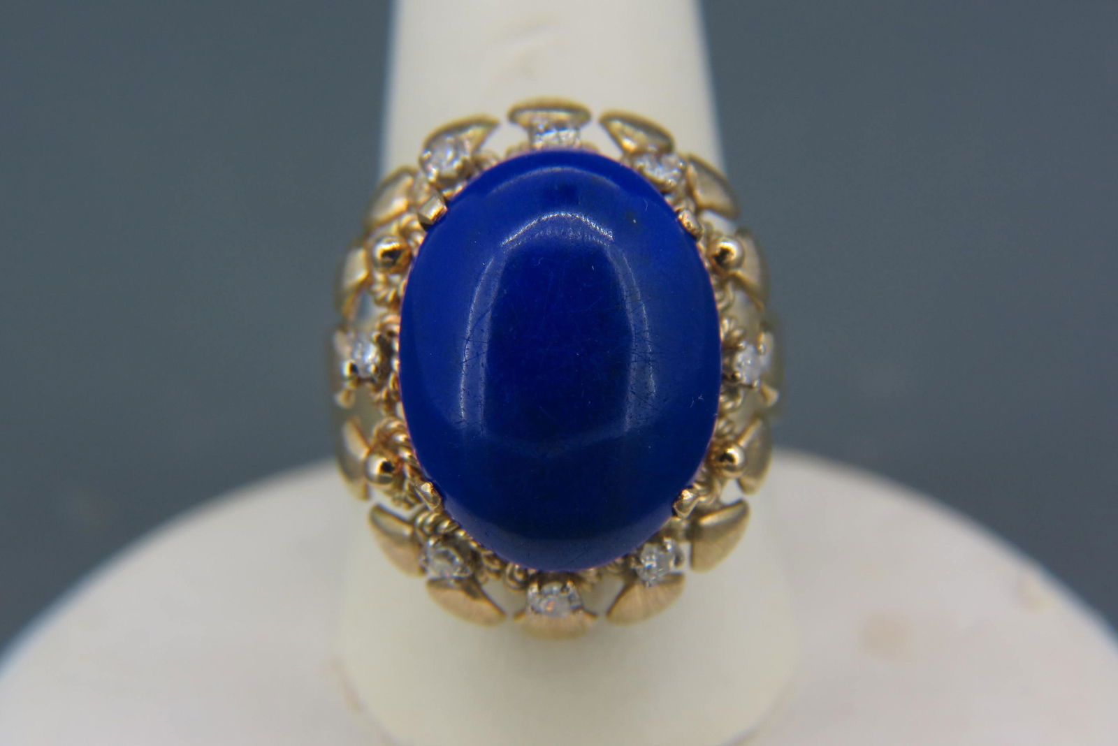 Lapis Lazuli & Diamond Ring, (1 of 8)