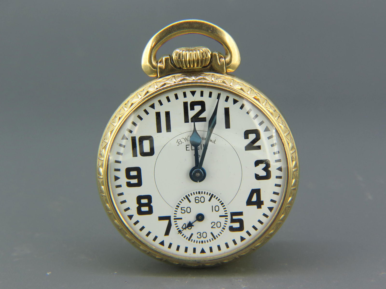 Elgin Railroad Pocketwatch, B. W. Raymond #571, (1 of 11)